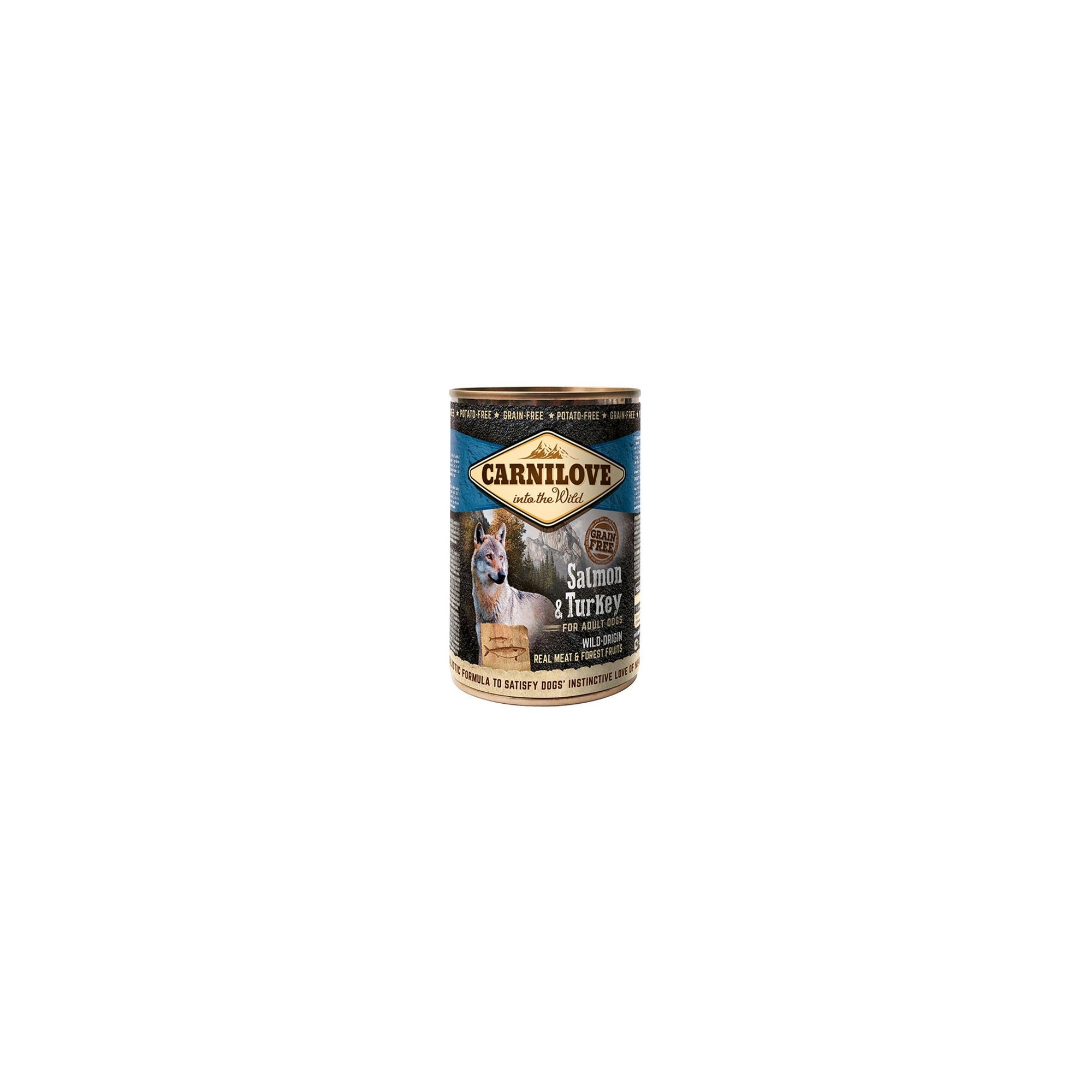Carnilove Adult Salmon & Turkey Can- Lazac és Pulyka Hússal Konzerv 400g