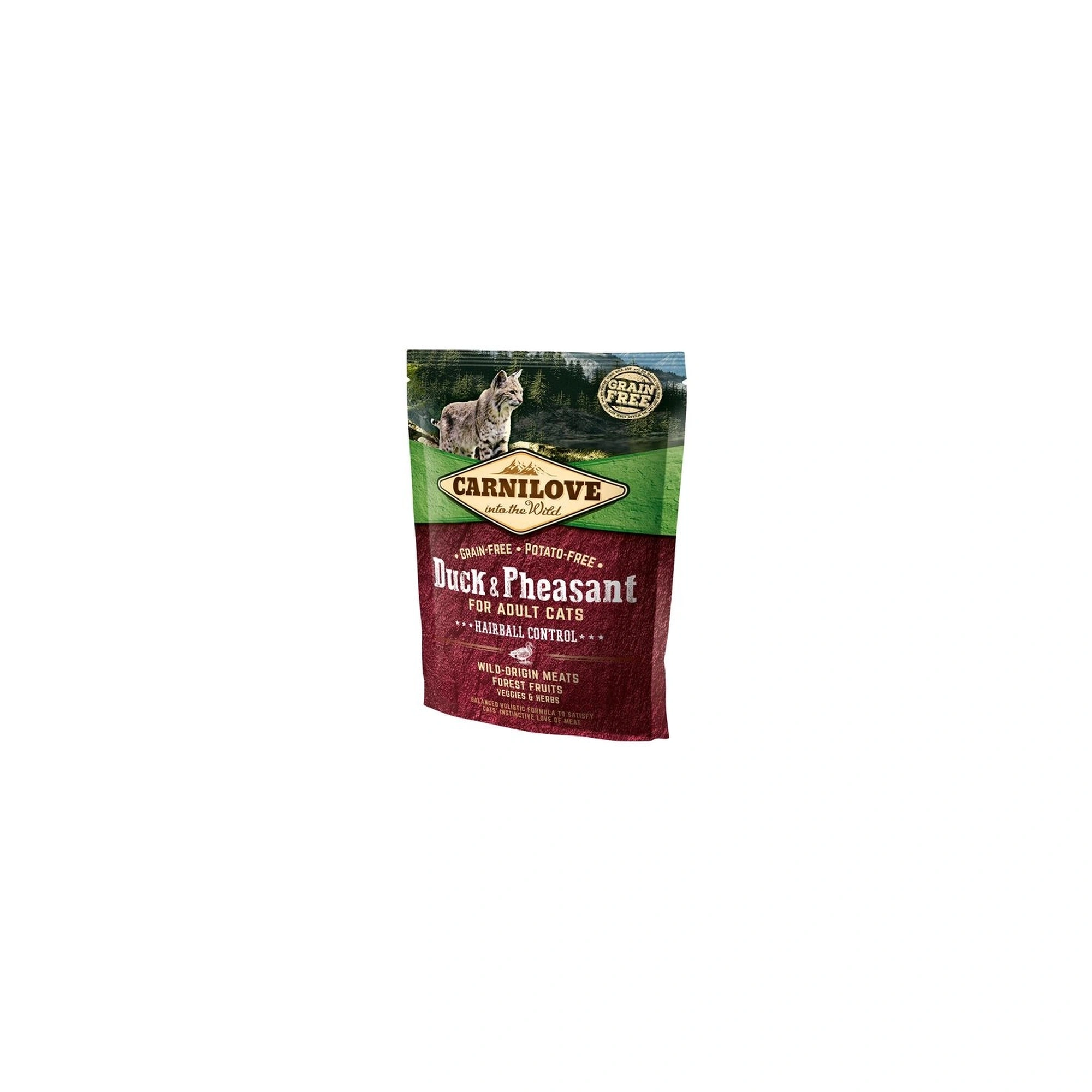 Carnilove Cat Adult Duck & Pheasant Hairball Control- Kacsa és Fácán Hússal 400g