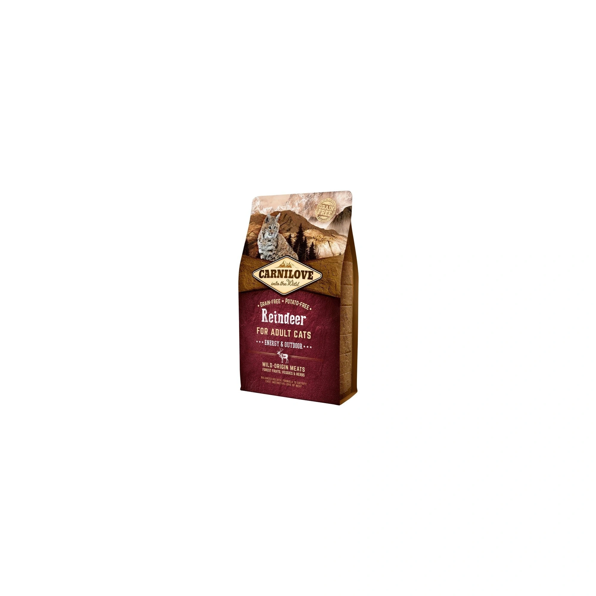 Carnilove Cat Adult Reindeer Energy & Outdoor- Rénszarvas Hússal 2kg