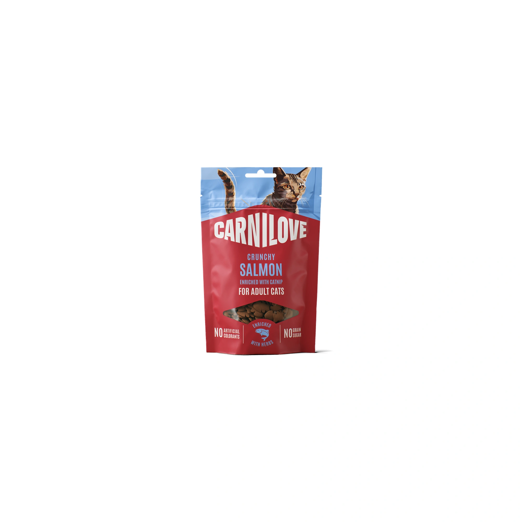 -Carnilove Cat Crunchy Snack Salmon enriched with Catnip - Lazaccal és Macskamentával 50g