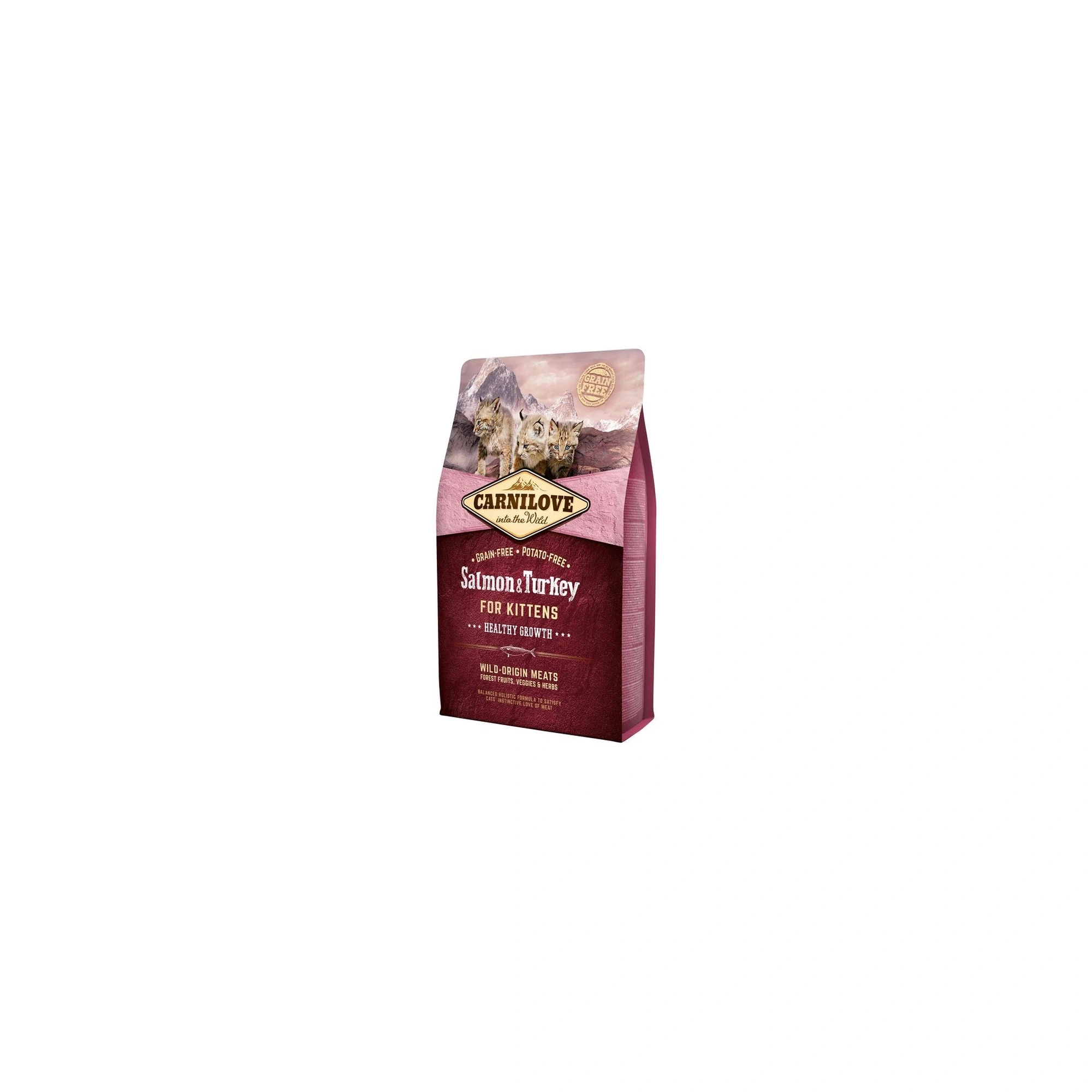 Carnilove Cat Kitten Salmon & Turkey – Healthy Growth - Lazac és Pulyka Hússal 2kg