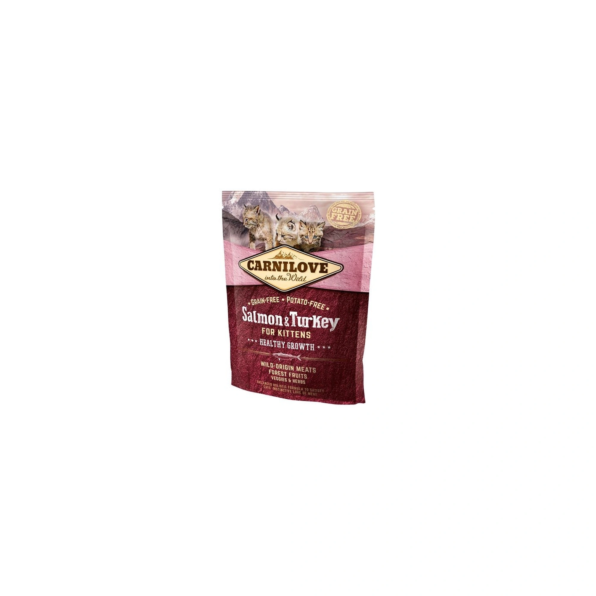 Carnilove Cat Kitten Salmon & Turkey – Healthy Growth - Lazac és Pulyka Hússal 400g