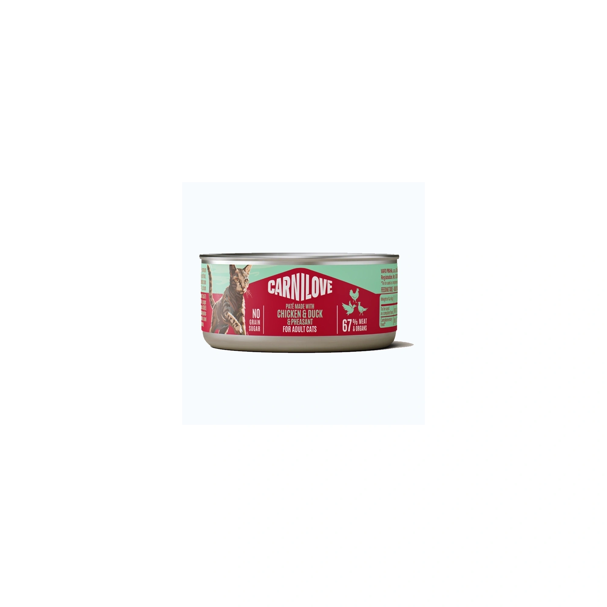 Carnilove Cat konzerv Paté Adult Csirke, kacsa&fácán 100g