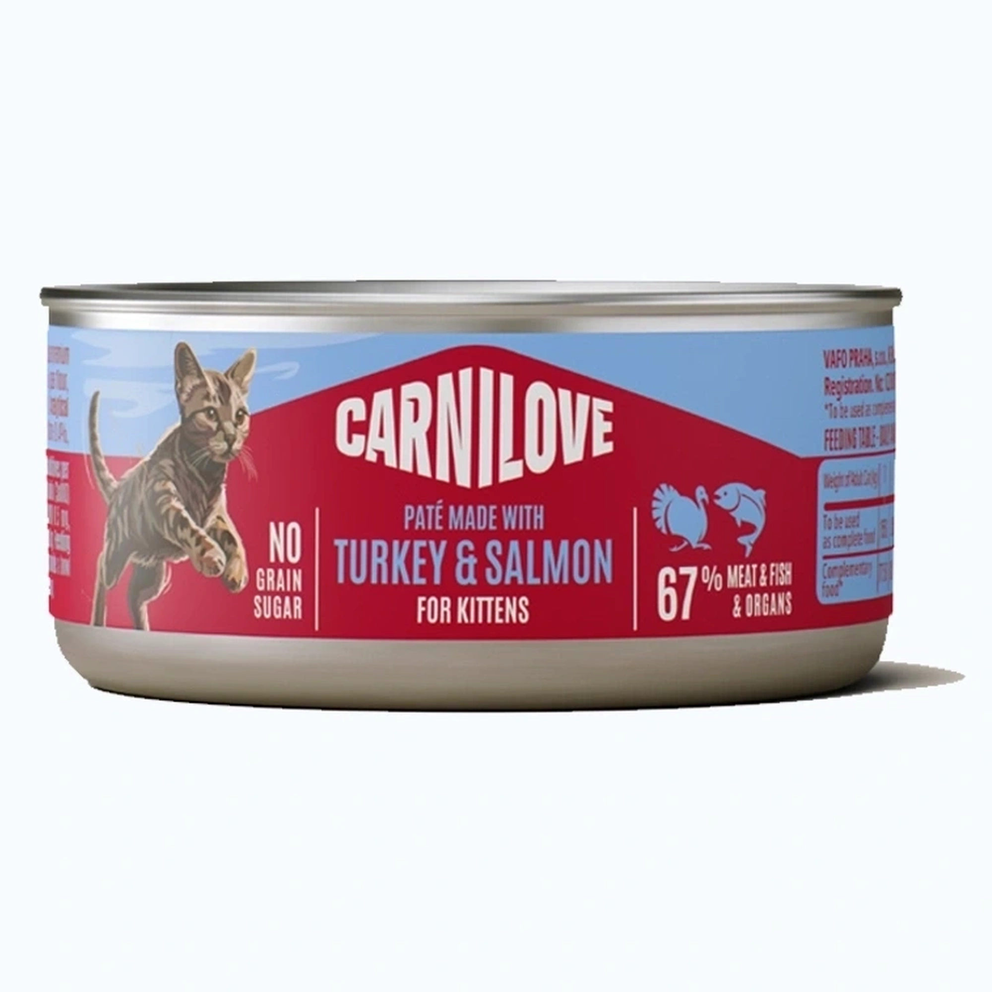 Carnilove Cat konzerv Paté Kitten Pulyka&lazac 100g
