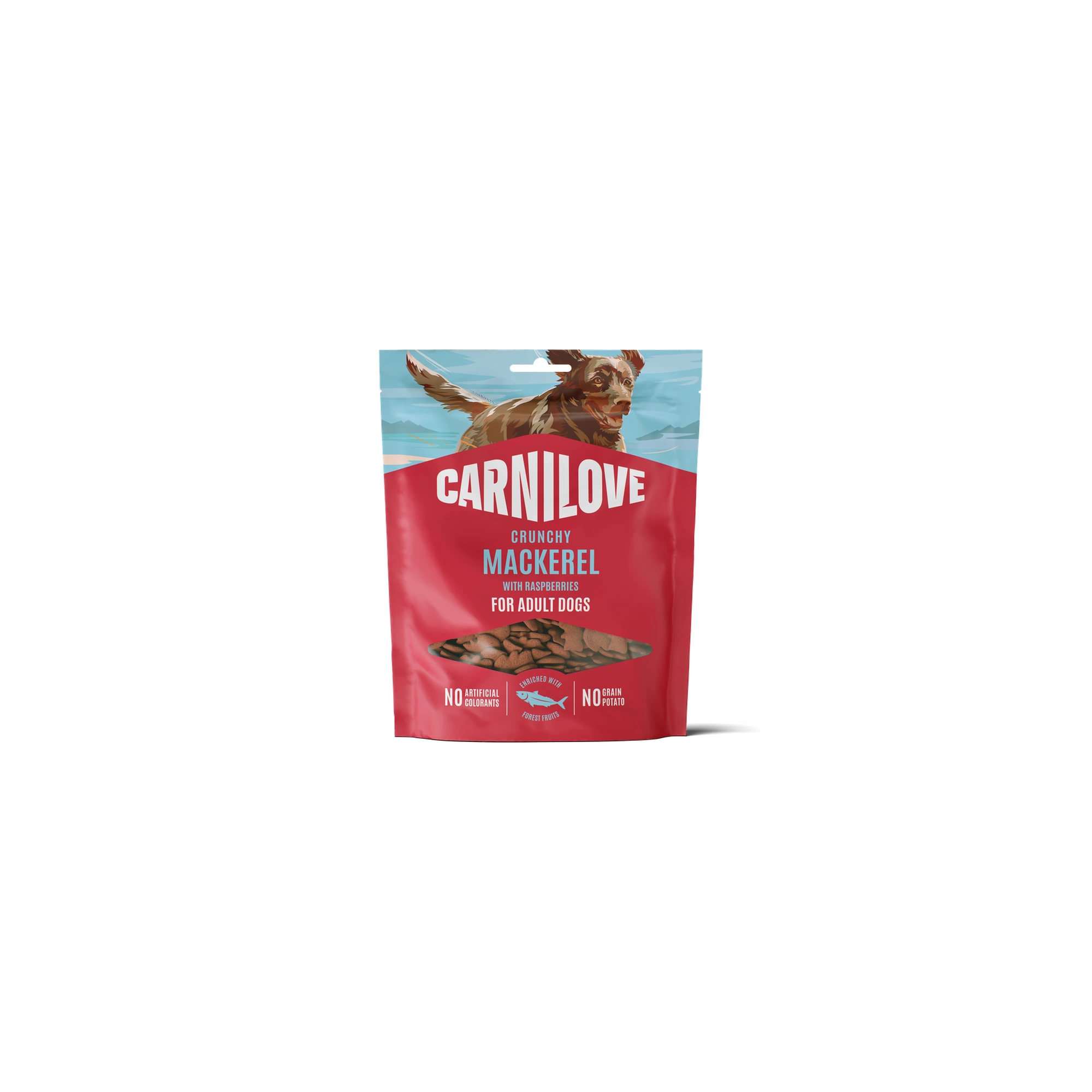 Carnilove Dog Crunchy Snack Mackerel With Raspberries - Makréla Málnával 200g