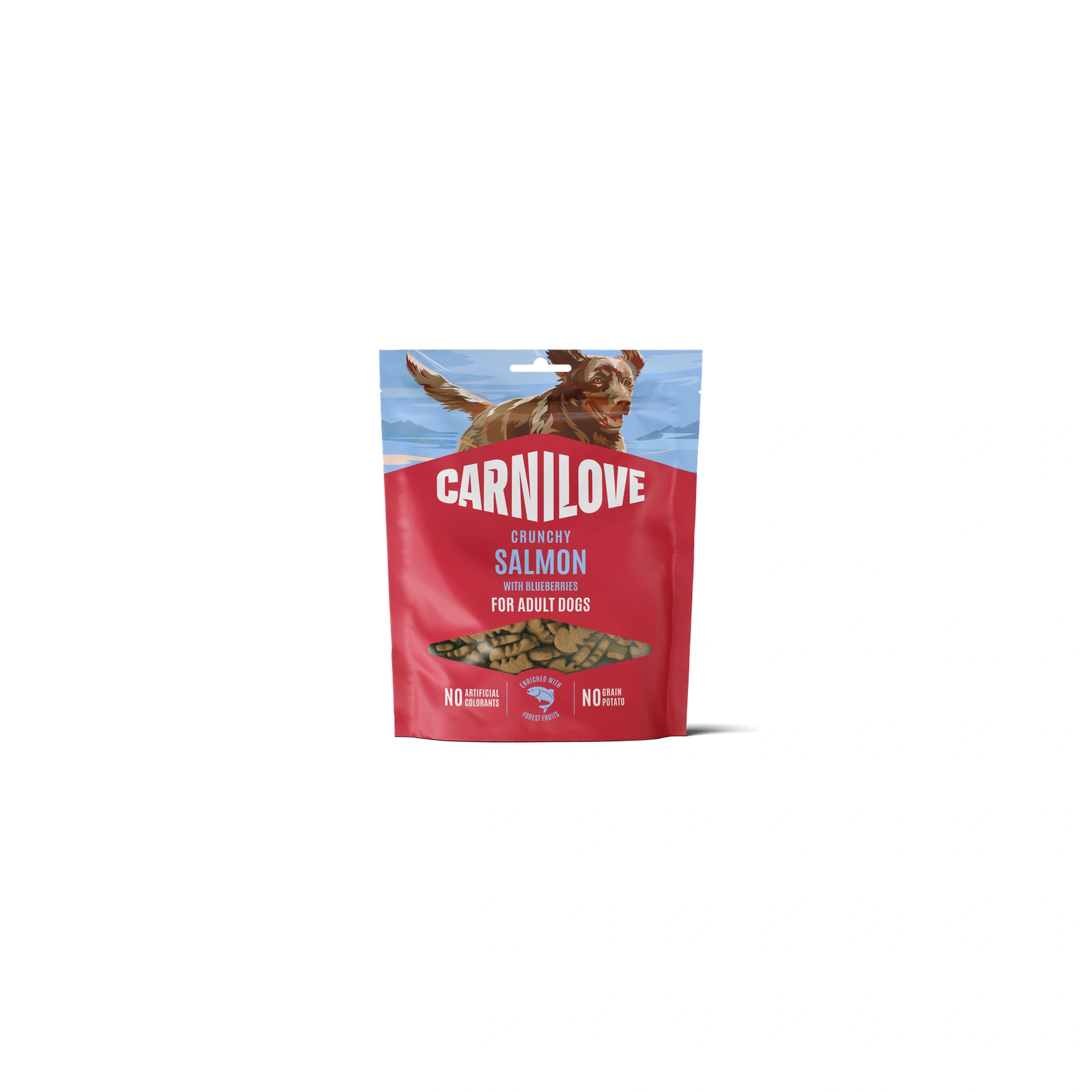 Carnilove Dog Crunchy Snack Salmon With Blueberries - Lazac Áfonyával 200g