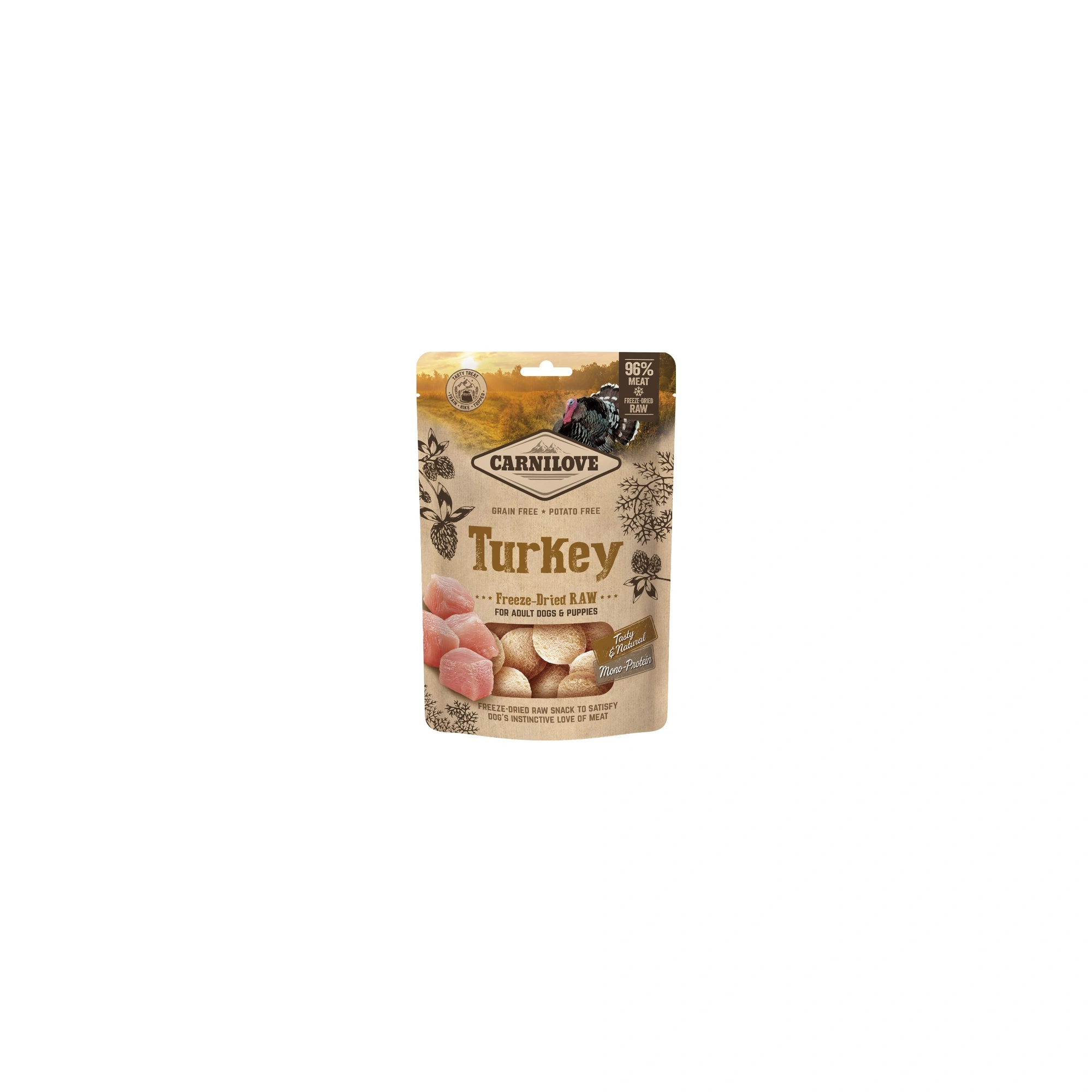 Carnilove Dog Freeze Dried Raw snack Turkey - Pulyka 60g