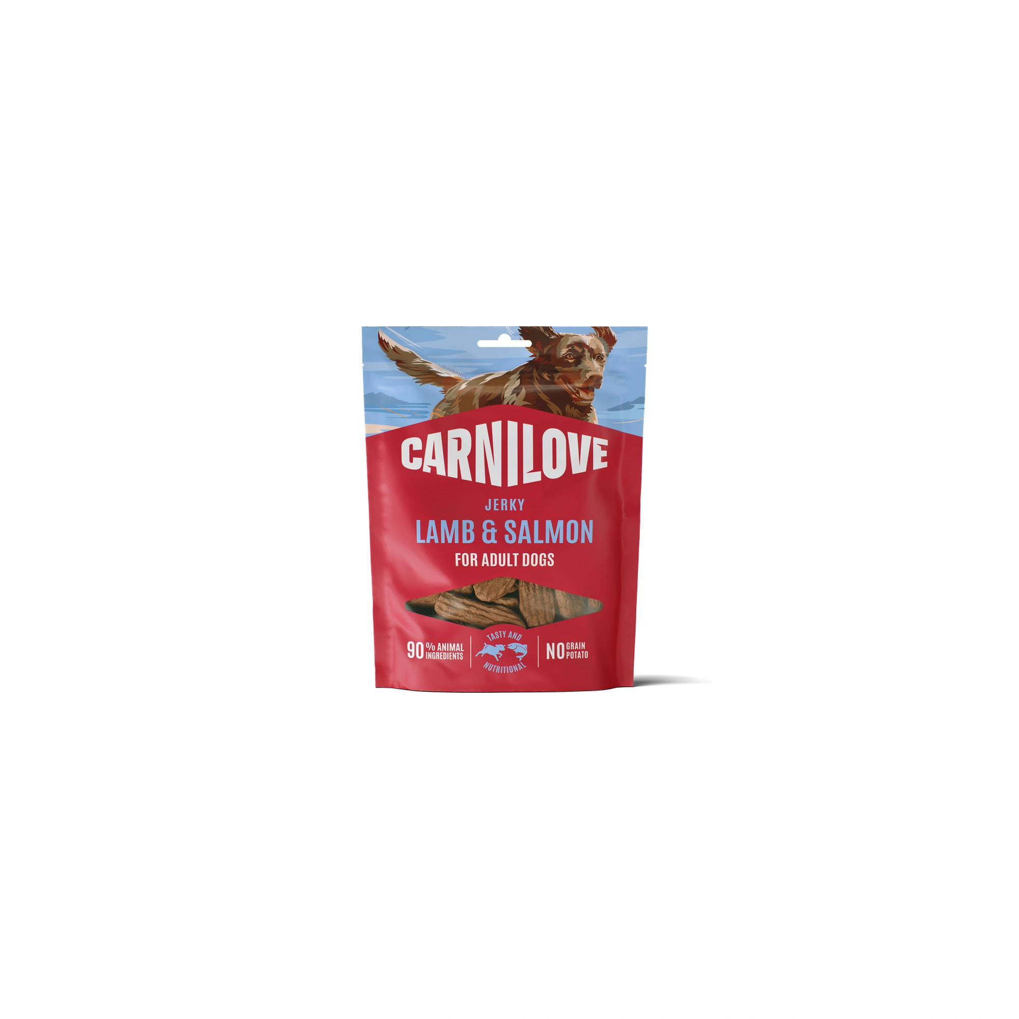 Carnilove Dog Jerky Lamb & Salmon - Bárány és Lazac 100g