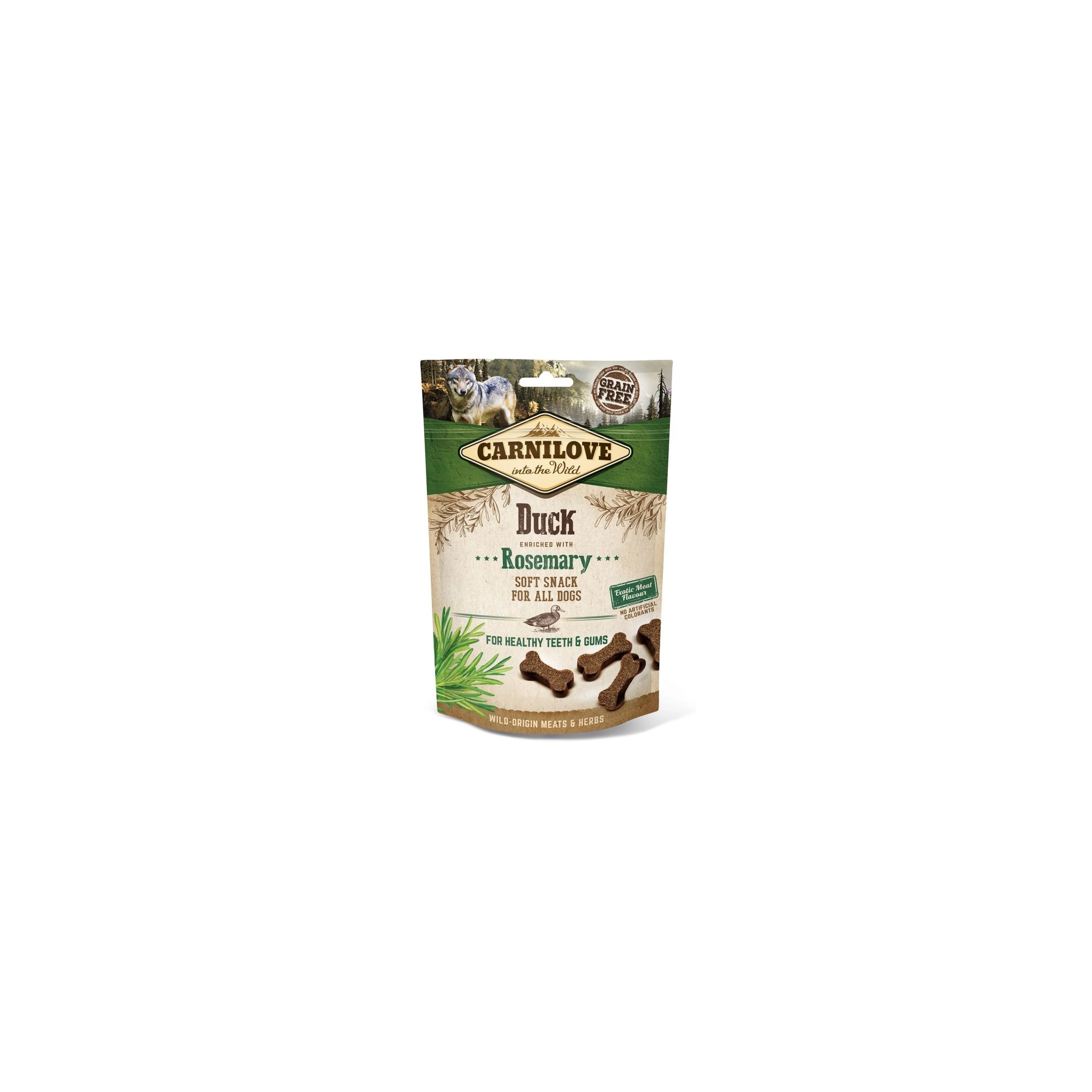-Carnilove Dog Jutalomfalat Semi Moist Duck&rosemary - Kacsa rozmaringgal 200g