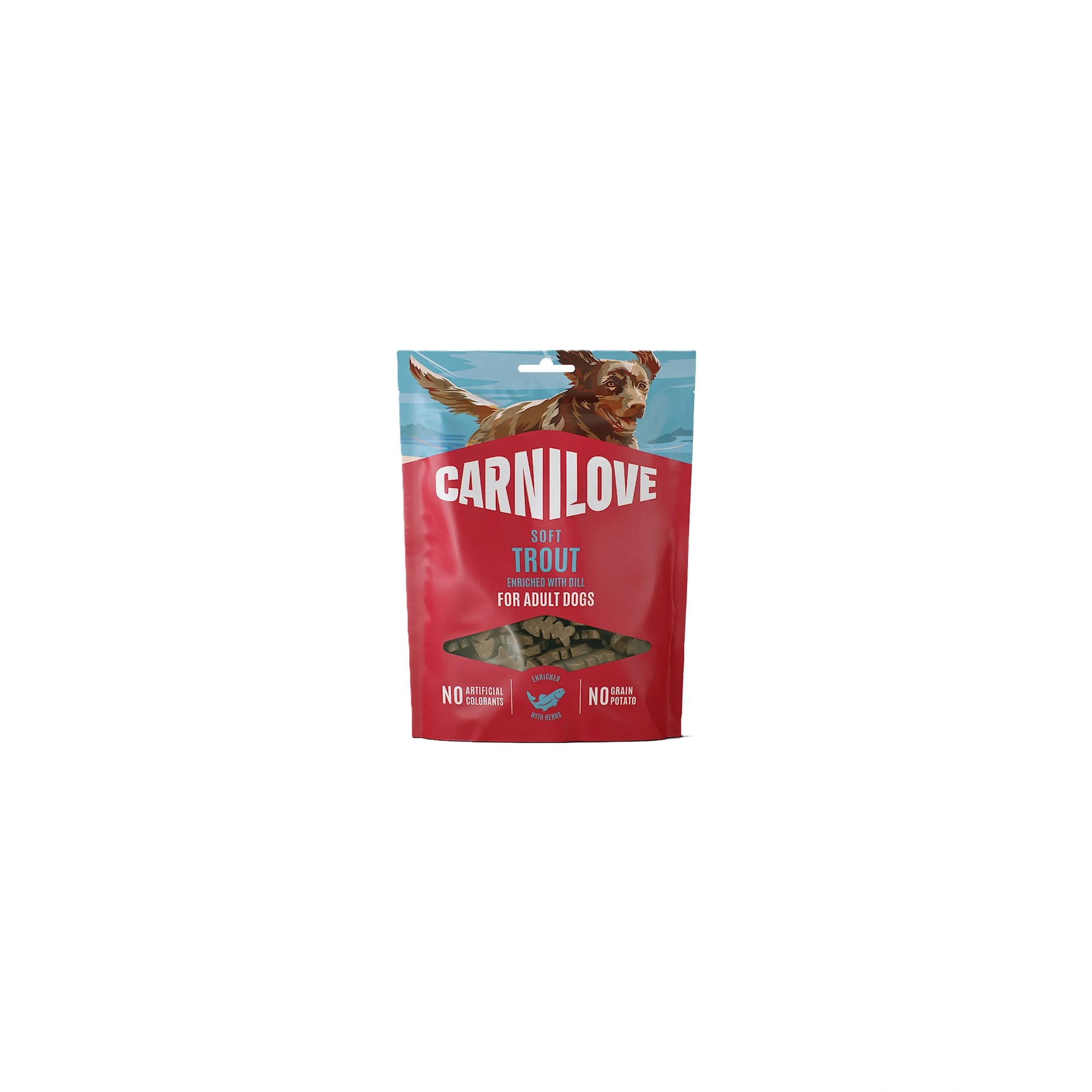 Carnilove Dog Sof Snack Trout Enriched With Dill- Pisztráng Kaporral 200g