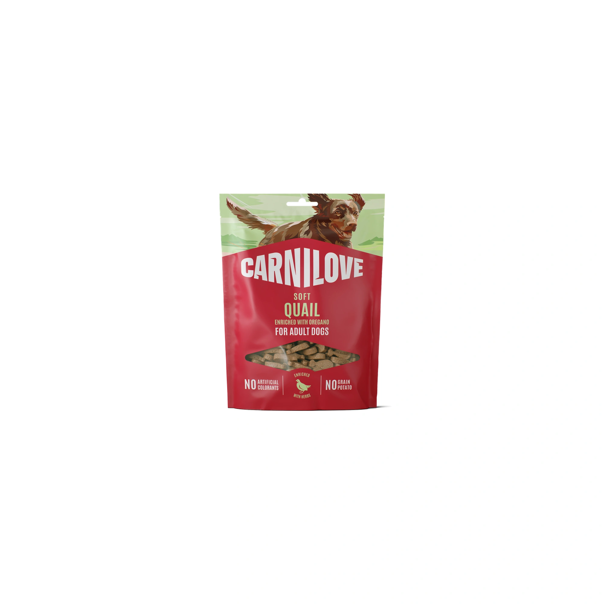 Carnilove Dog Soft Snack Quail Enriched With Oregano - Fürj Oreganóval 200g