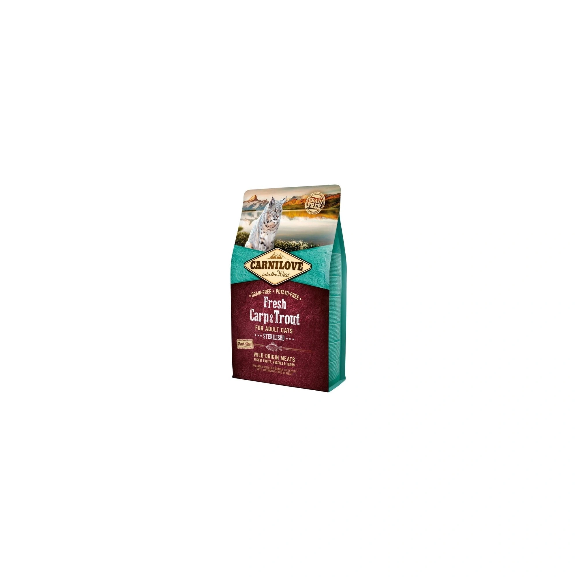 Carnilove Fresh Adult Cat Carp & Trout Sterilised - Ponty és Pisztráng Hússal 2kg