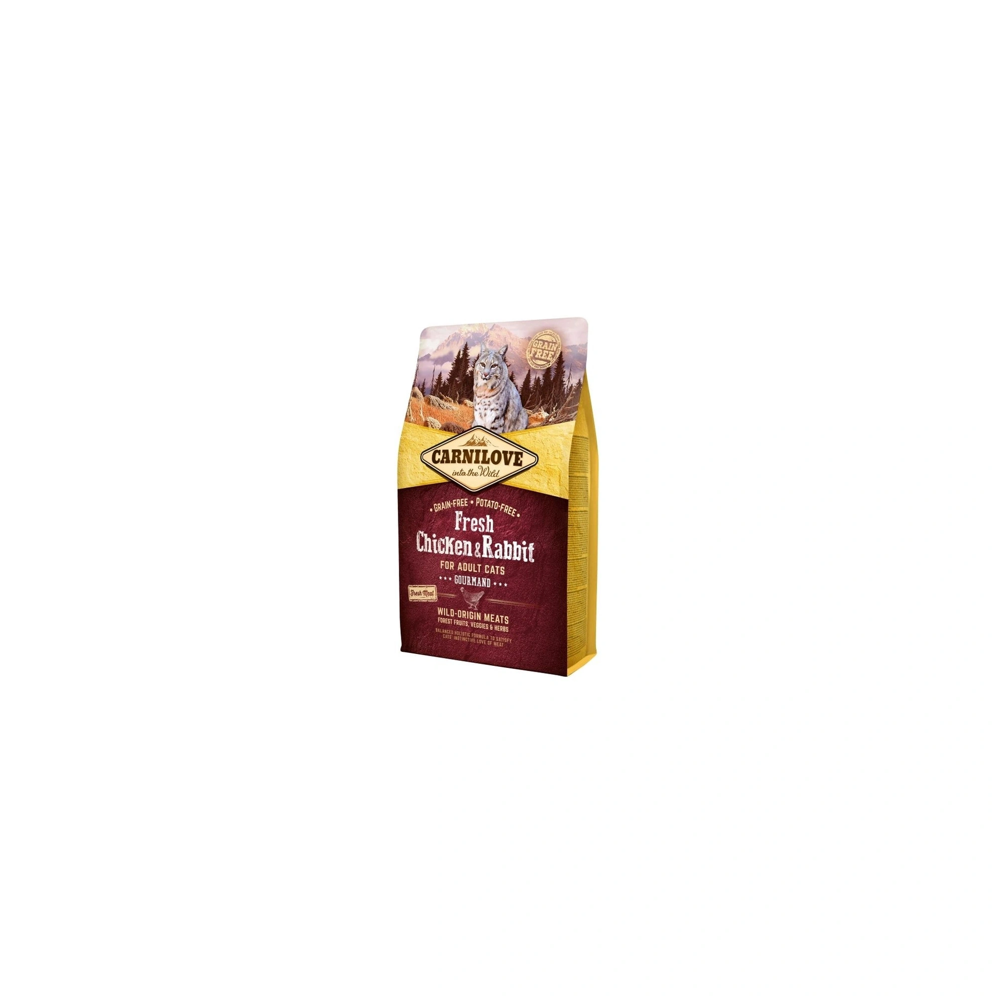 Carnilove Fresh Adult Cat Chicken & Rabbit Gourmand- Csirke és Nyúl Hússal 2kg
