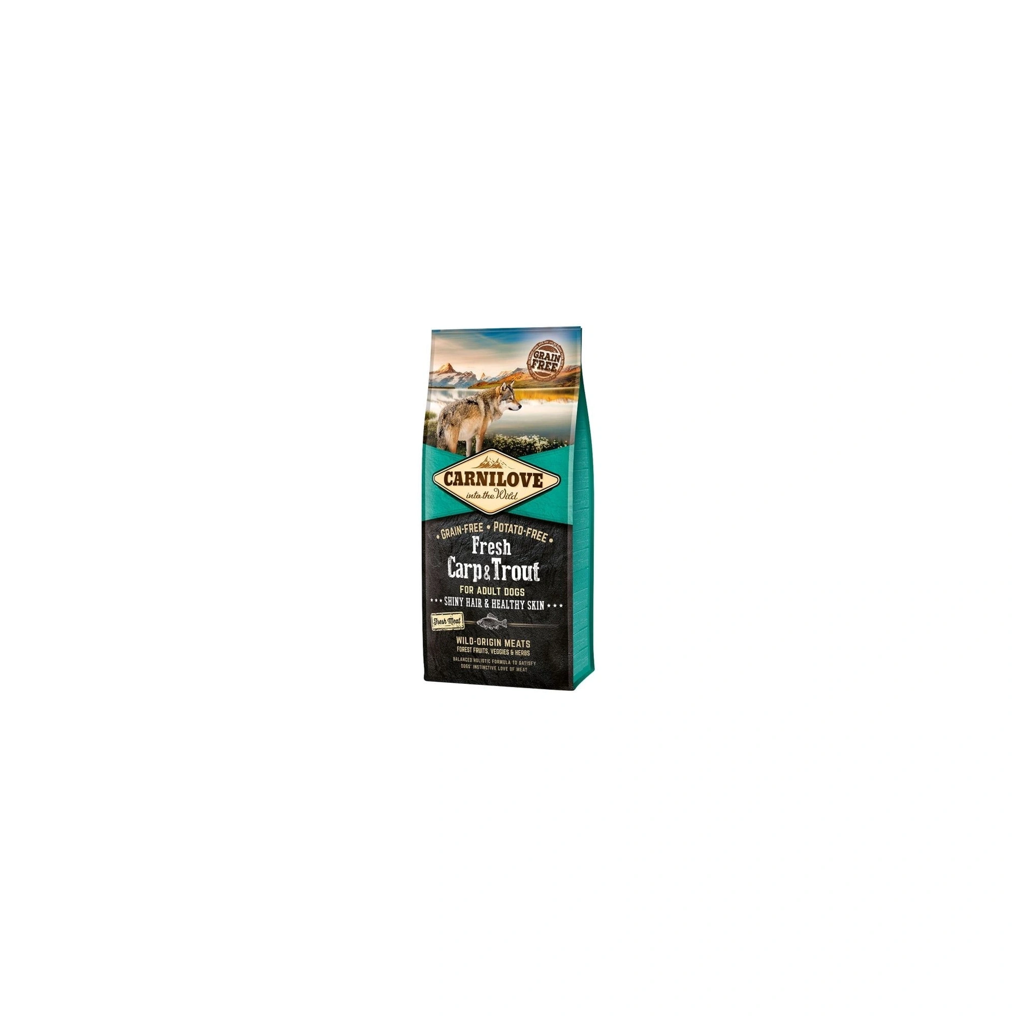 Carnilove Fresh Adult Dog Carp & Trout Hair & Healthy Skin- Ponty & Pisztráng Hússal 12kg
