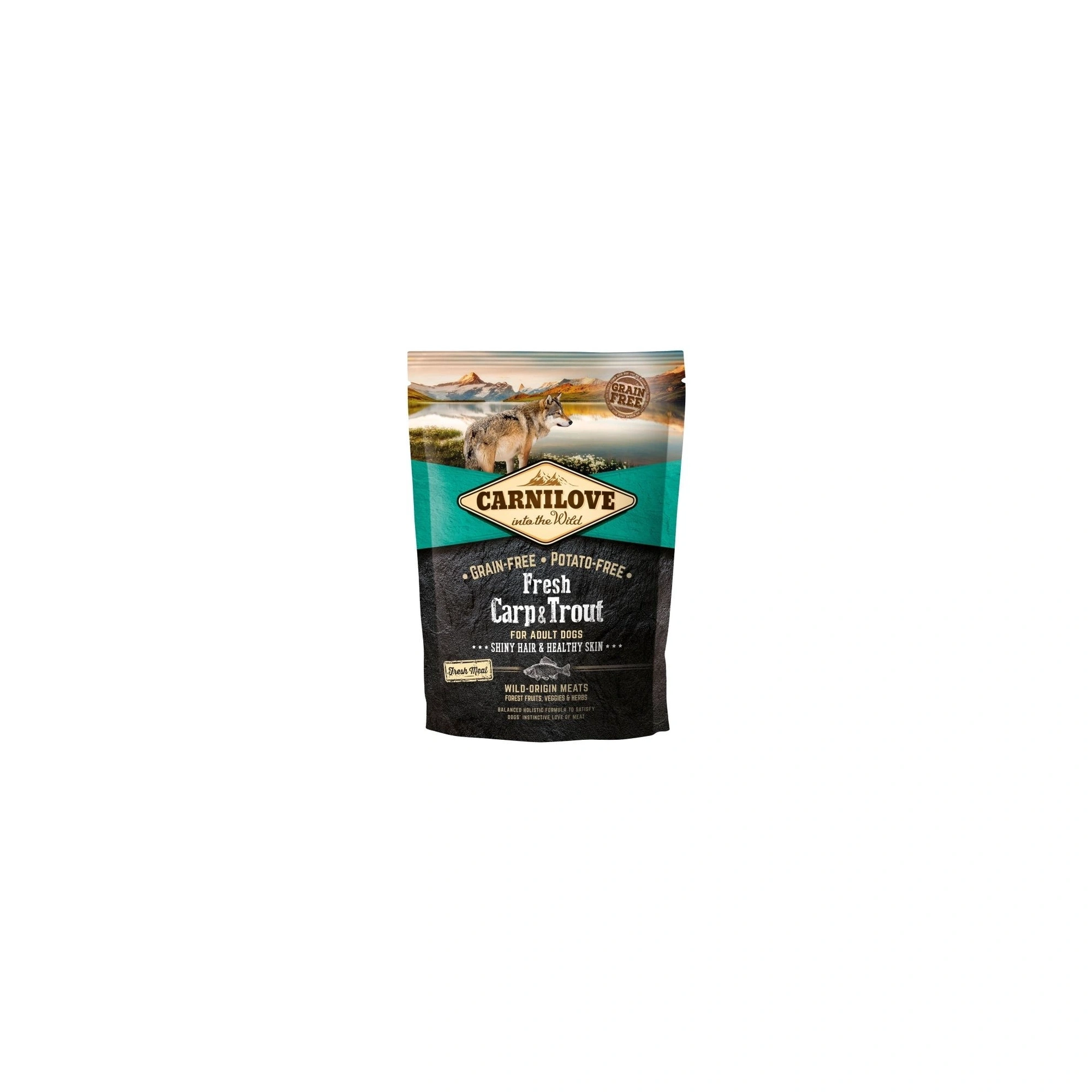 Carnilove Fresh Adult Dog Carp & Trout Hair & Healthy Skin- Ponty & Pisztráng Hússal 1,5kg