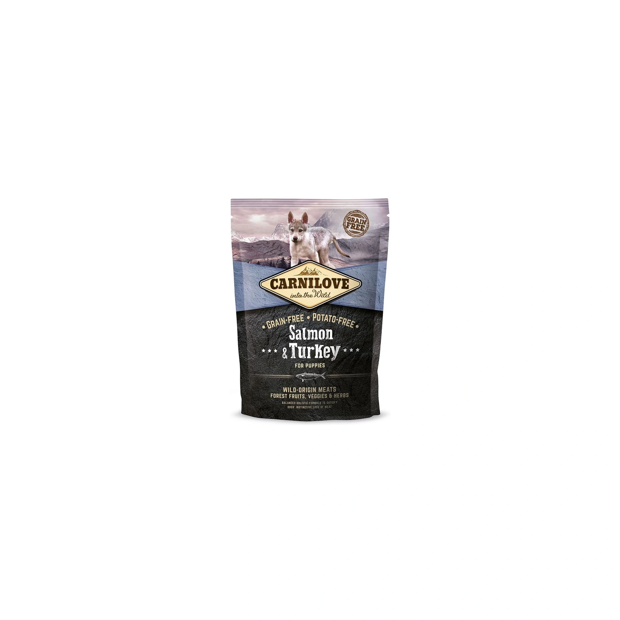 Carnilove Puppy Salmon & Turkey- Lazac-Pulyka Hússal 1,5kg