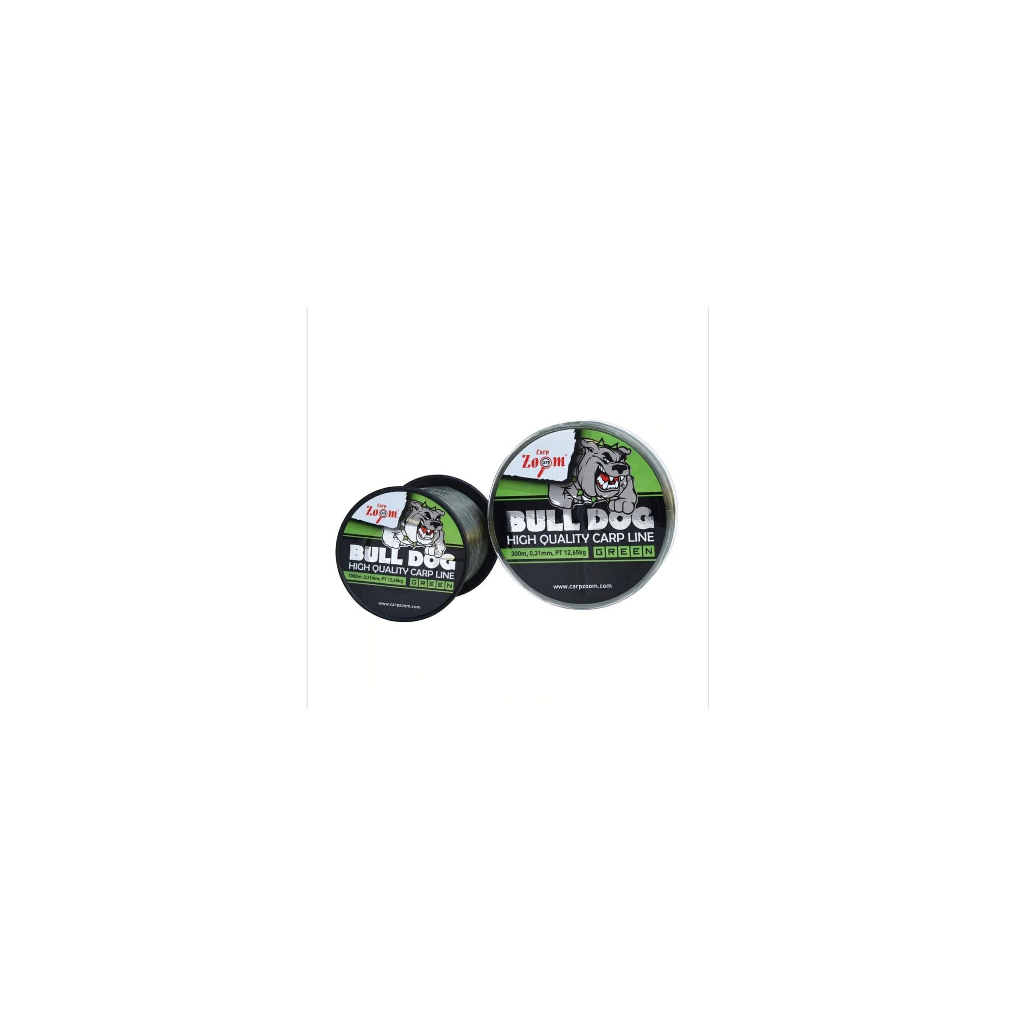 CarpZoom Bull Dog monofil pontyozó horgászzsinór 1000 m, ? 0,31 mm, PT 12,65 kg, sötétzöld