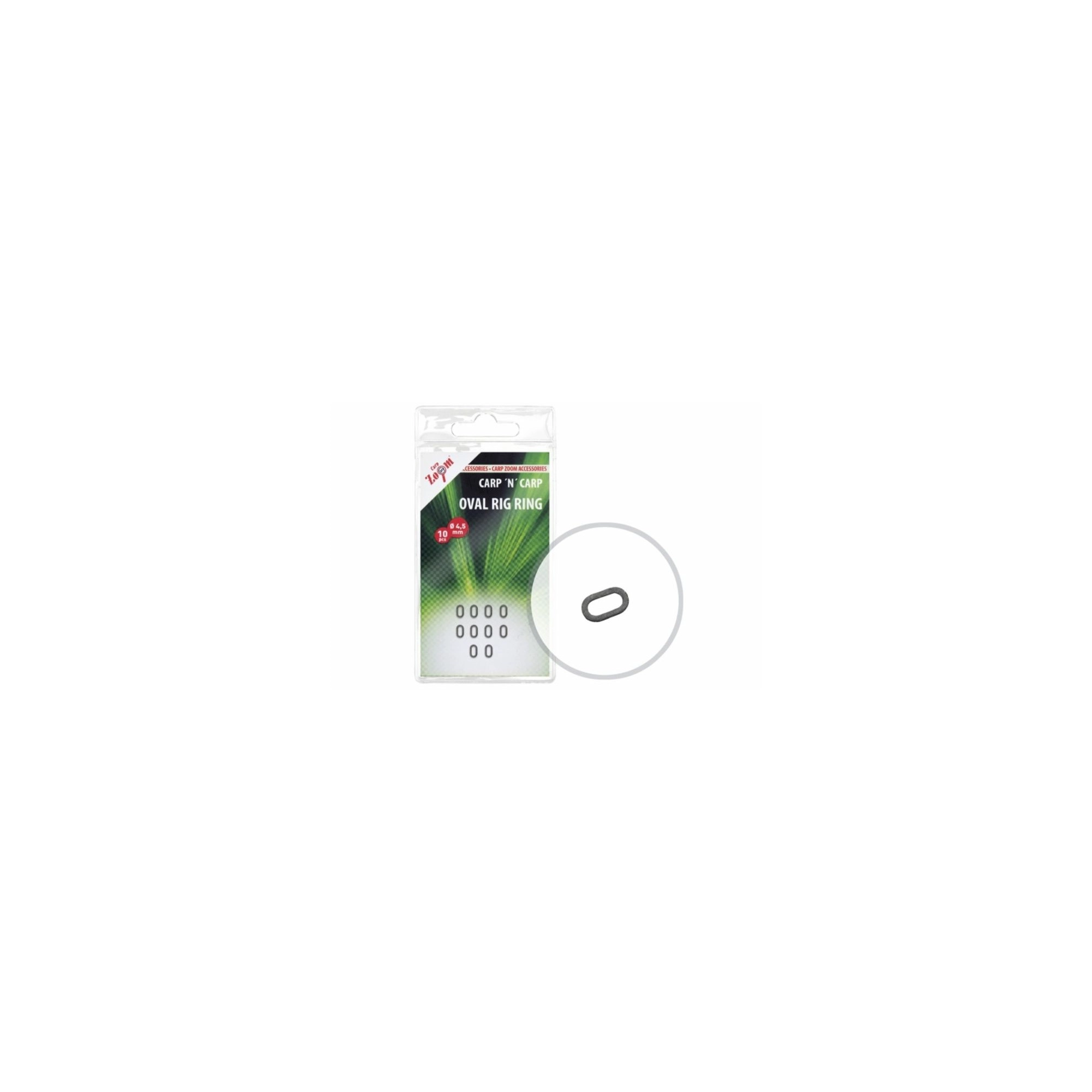 CarpZoom Ovális előkegyűrű 4,5 mm, 10 db