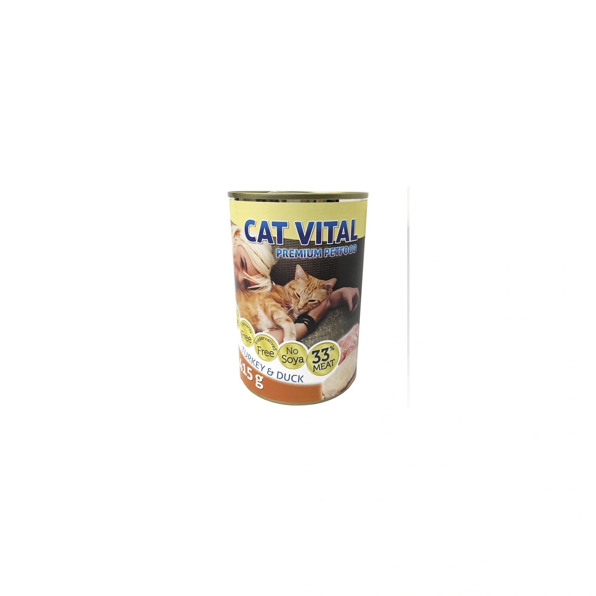 Cat Vital konzerv kacsa+pulyka 415g