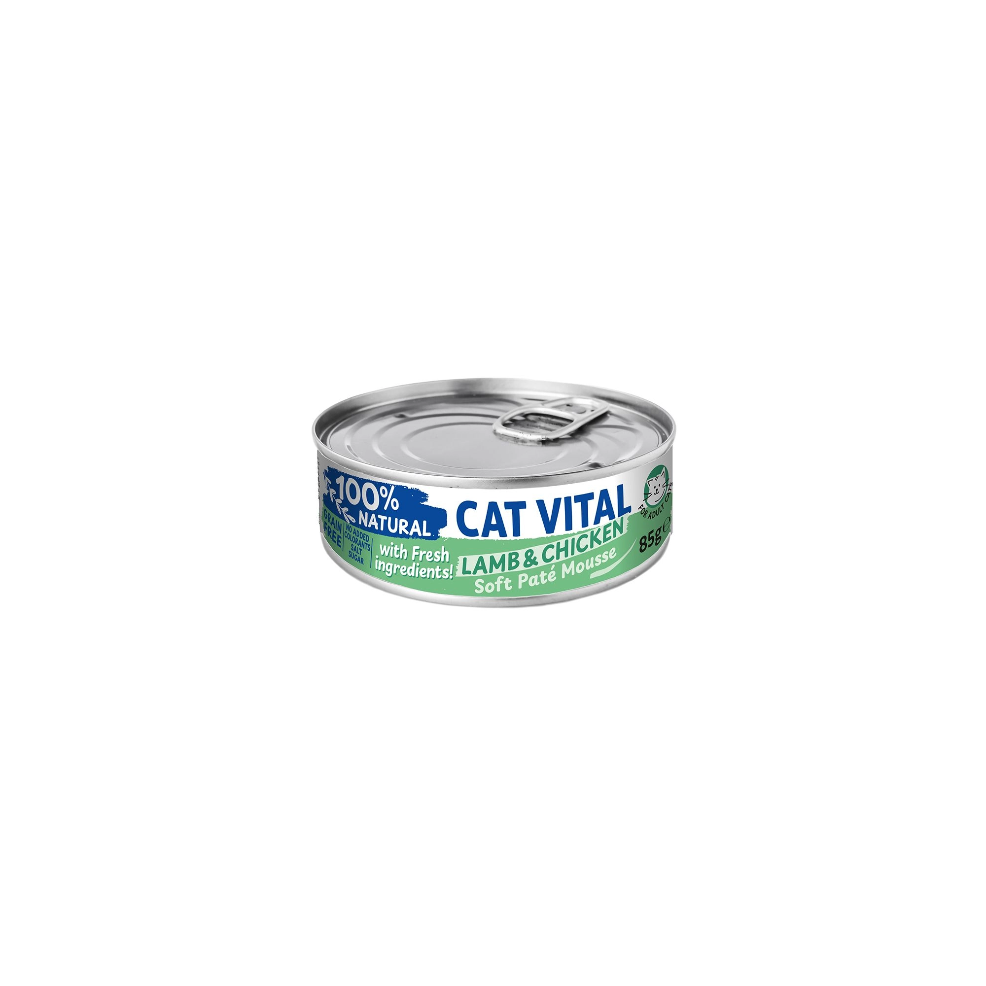 Cat Vital konzerv mousse báránnyal és csirkével felnőtt macskáknak 85g