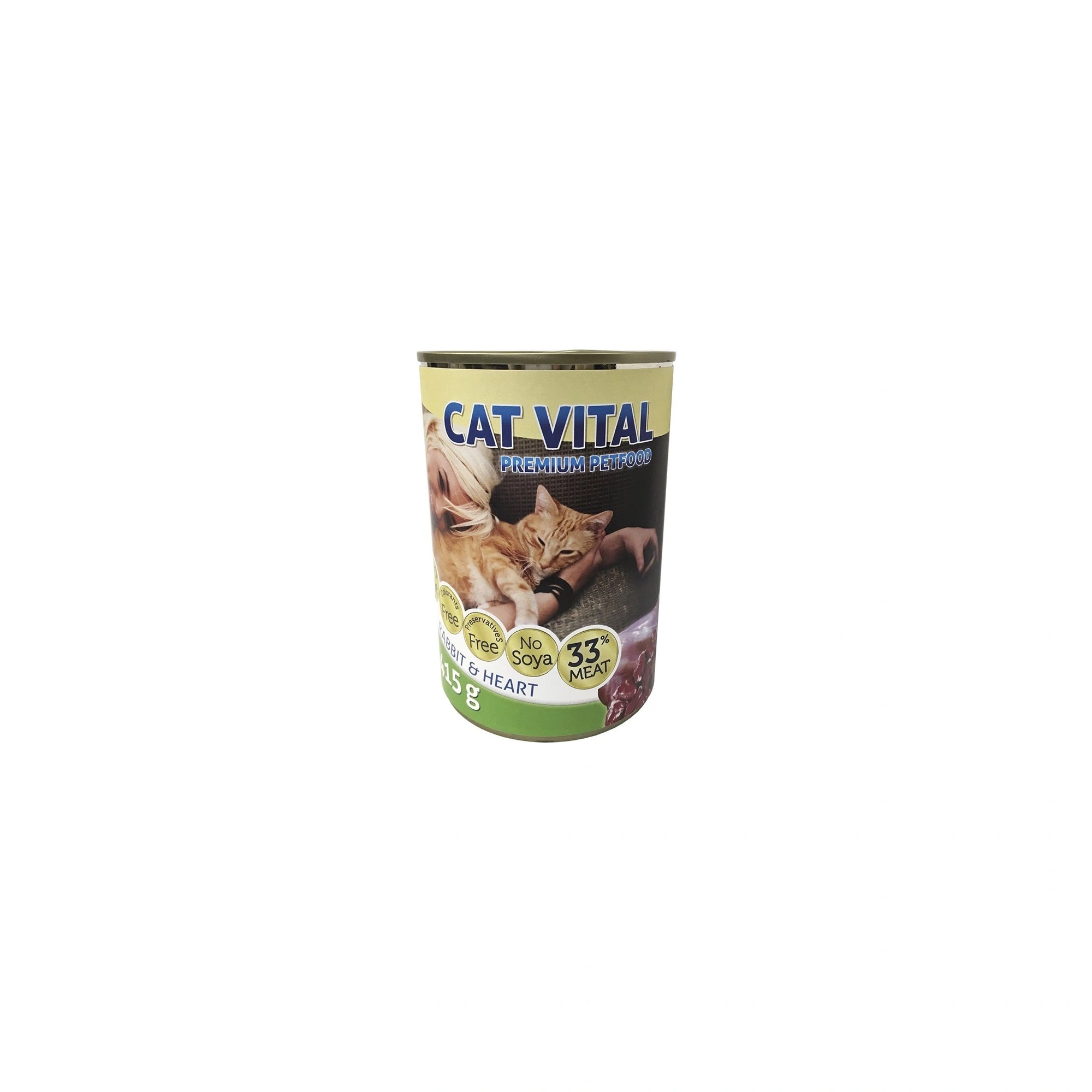 Cat Vital konzerv nyúl+szív 415g