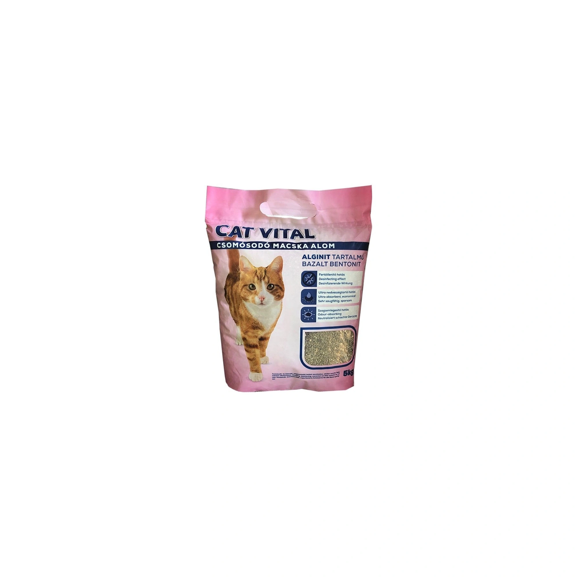 Cat Vital macskaalom alginit tartalmú bazalt bentonit 5kg