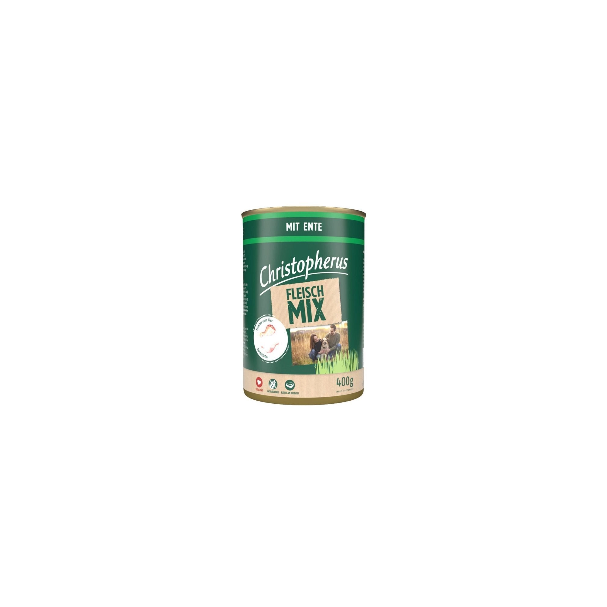 Christopherus Dog konzerv meat mix kacsa 400g