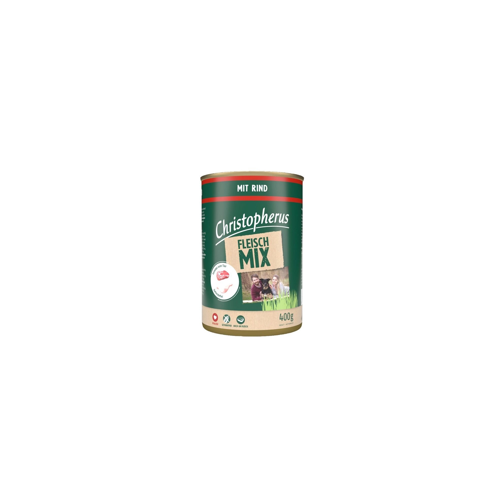Christopherus Dog konzerv meat mix marha 400g