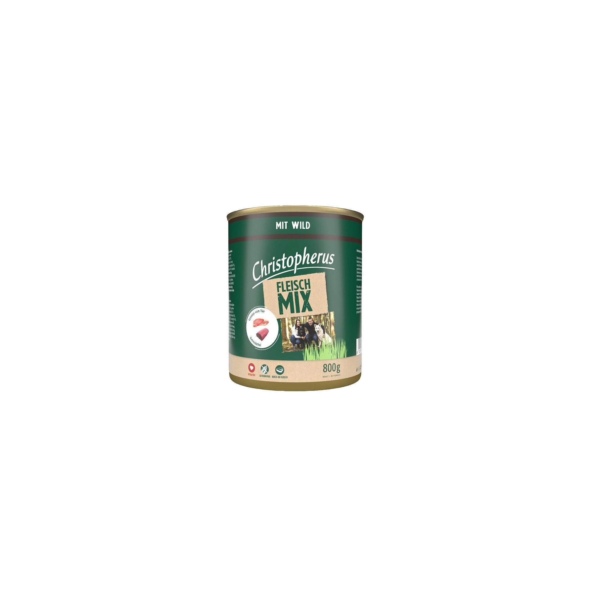 Christopherus Dog konzerv meat mix vad 800g