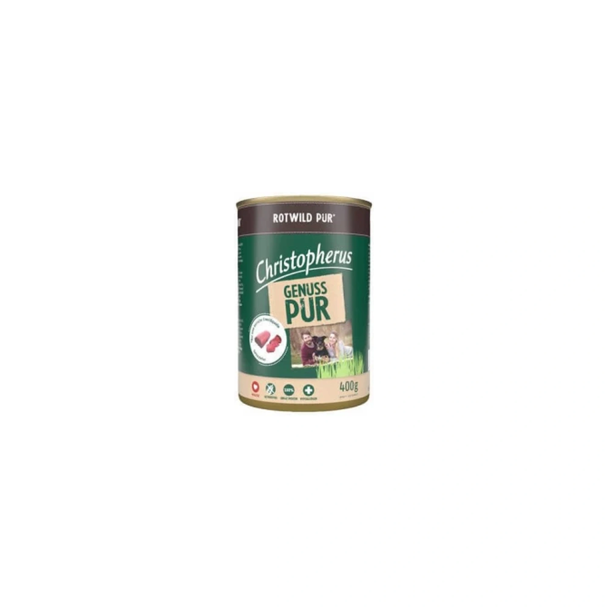 Christopherus Dog konzerv pure gímszarvas 400g