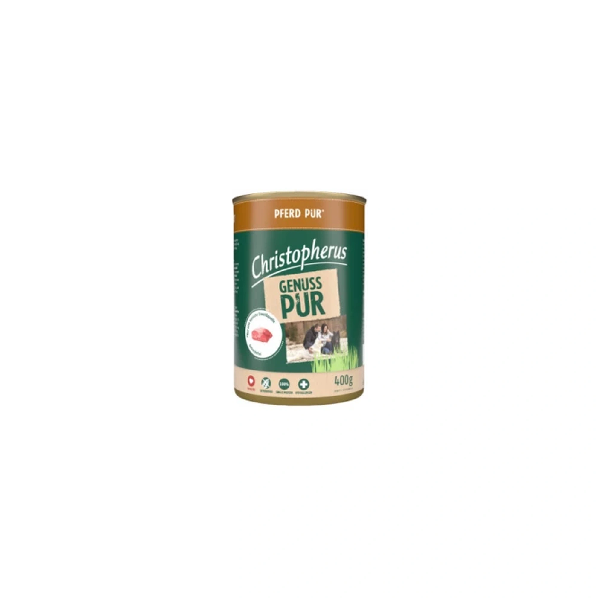 Christopherus Dog konzerv pure ló 400g