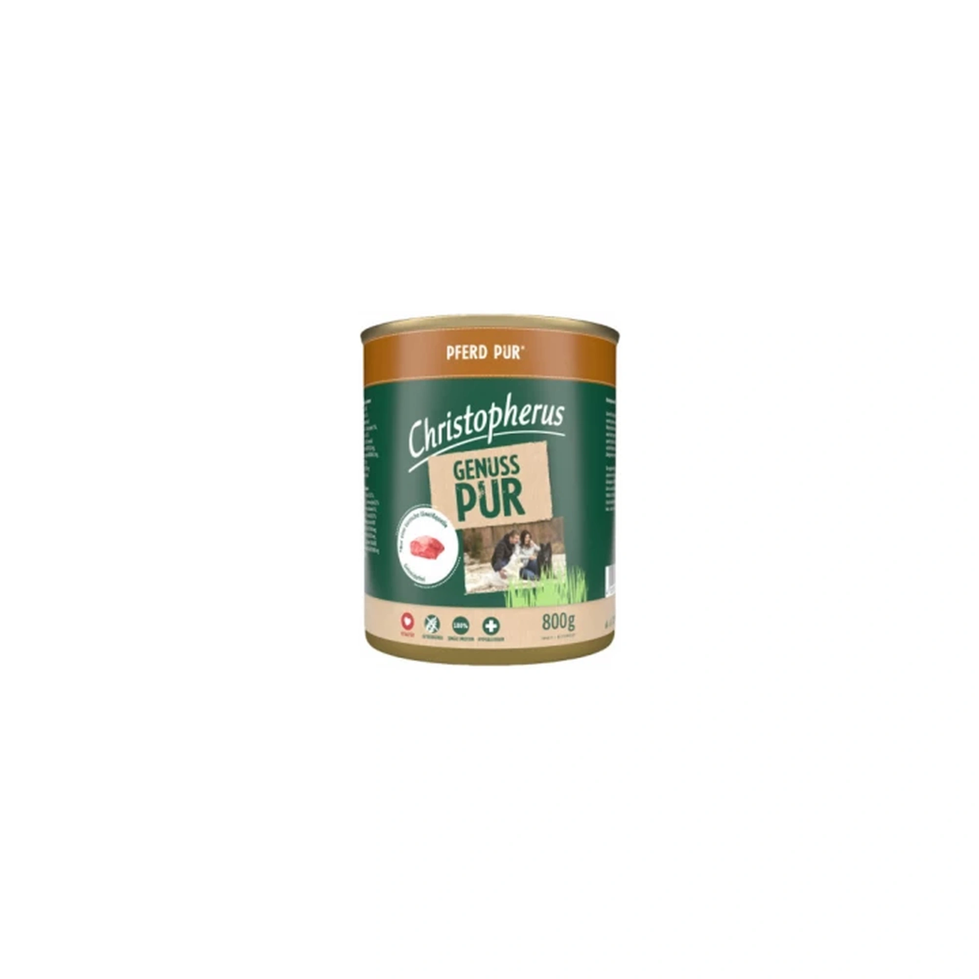 Christopherus Dog konzerv pure ló 800g
