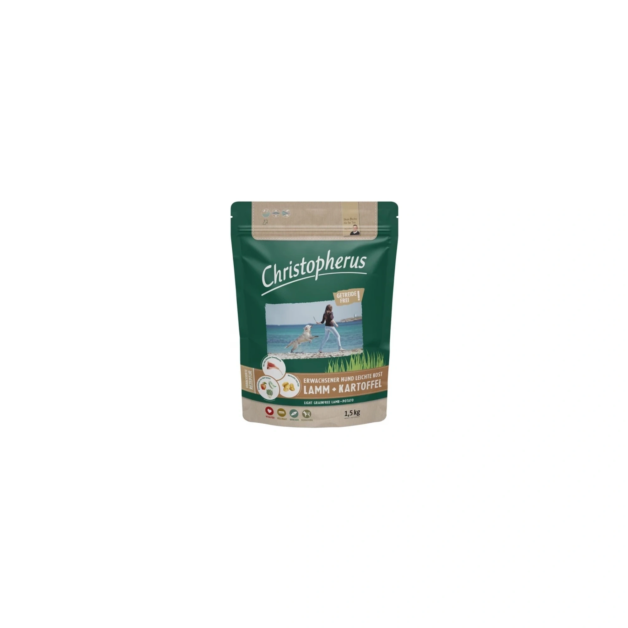 Christopherus Dog Light Grainfree Bárány és burgonya 1,5kg