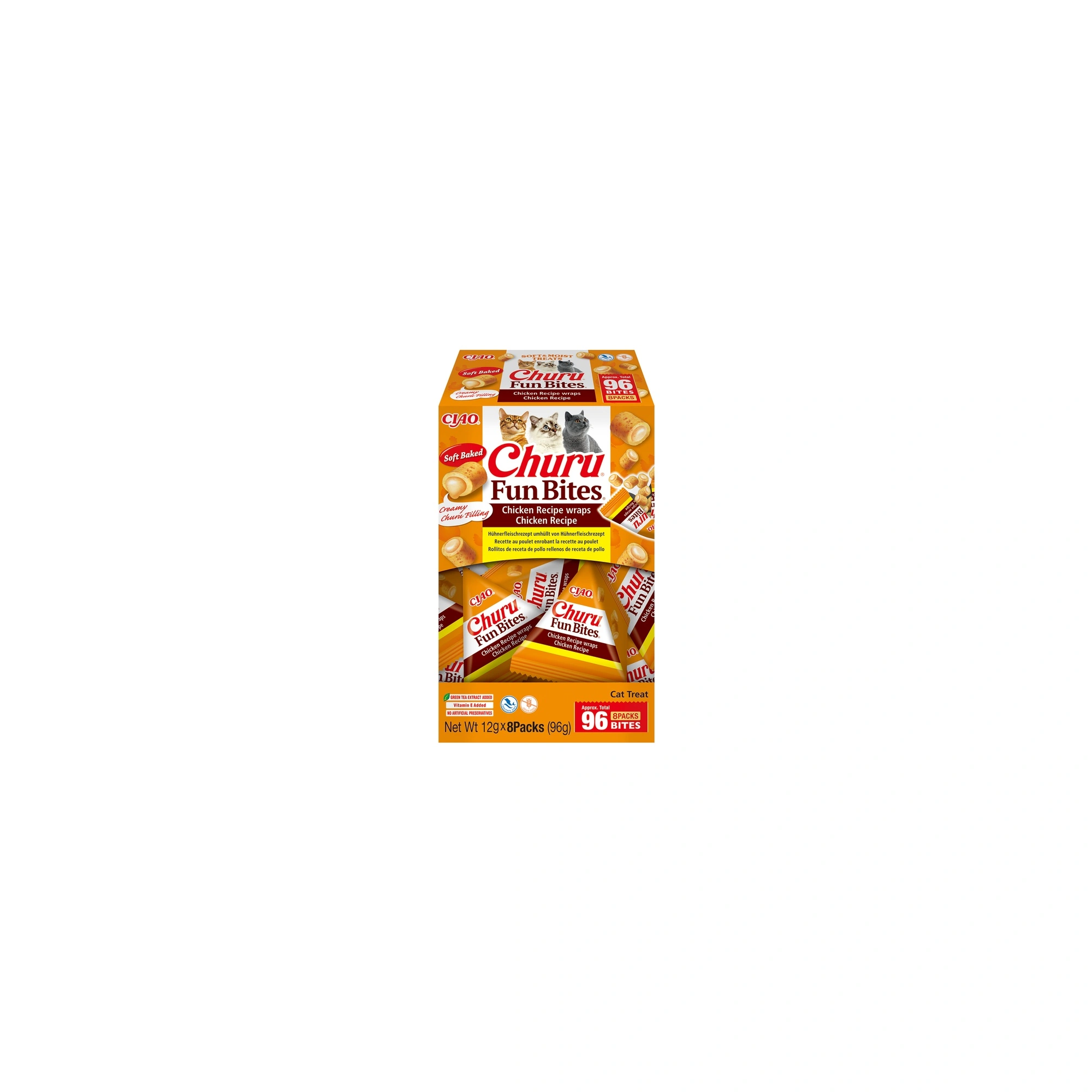 Ciao Churu Fun Bites Macska Wrap Csirkével 8x12g