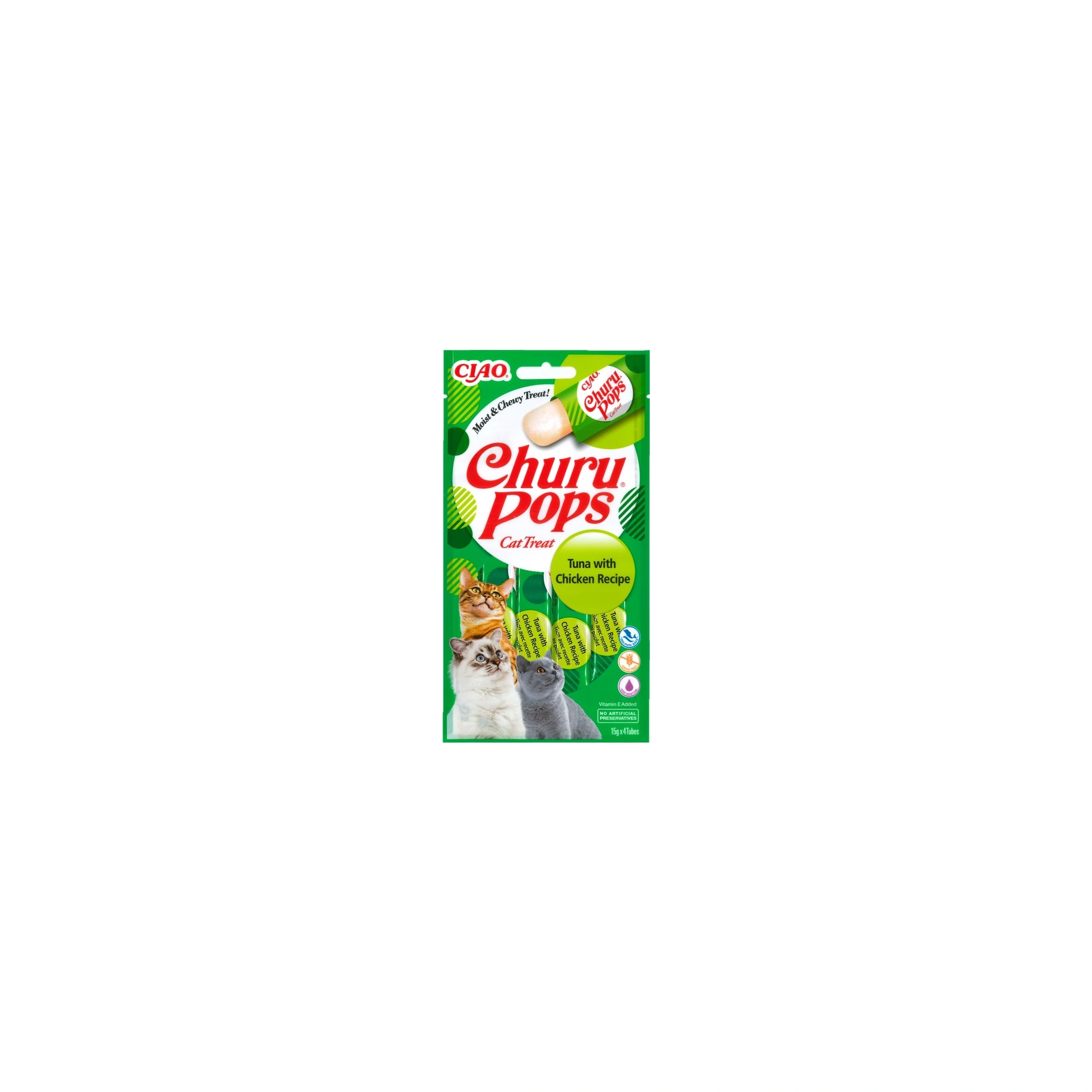 Ciao Churu Pops Macska Jutalomfalat Tonhallal és Csirkével 4x15g