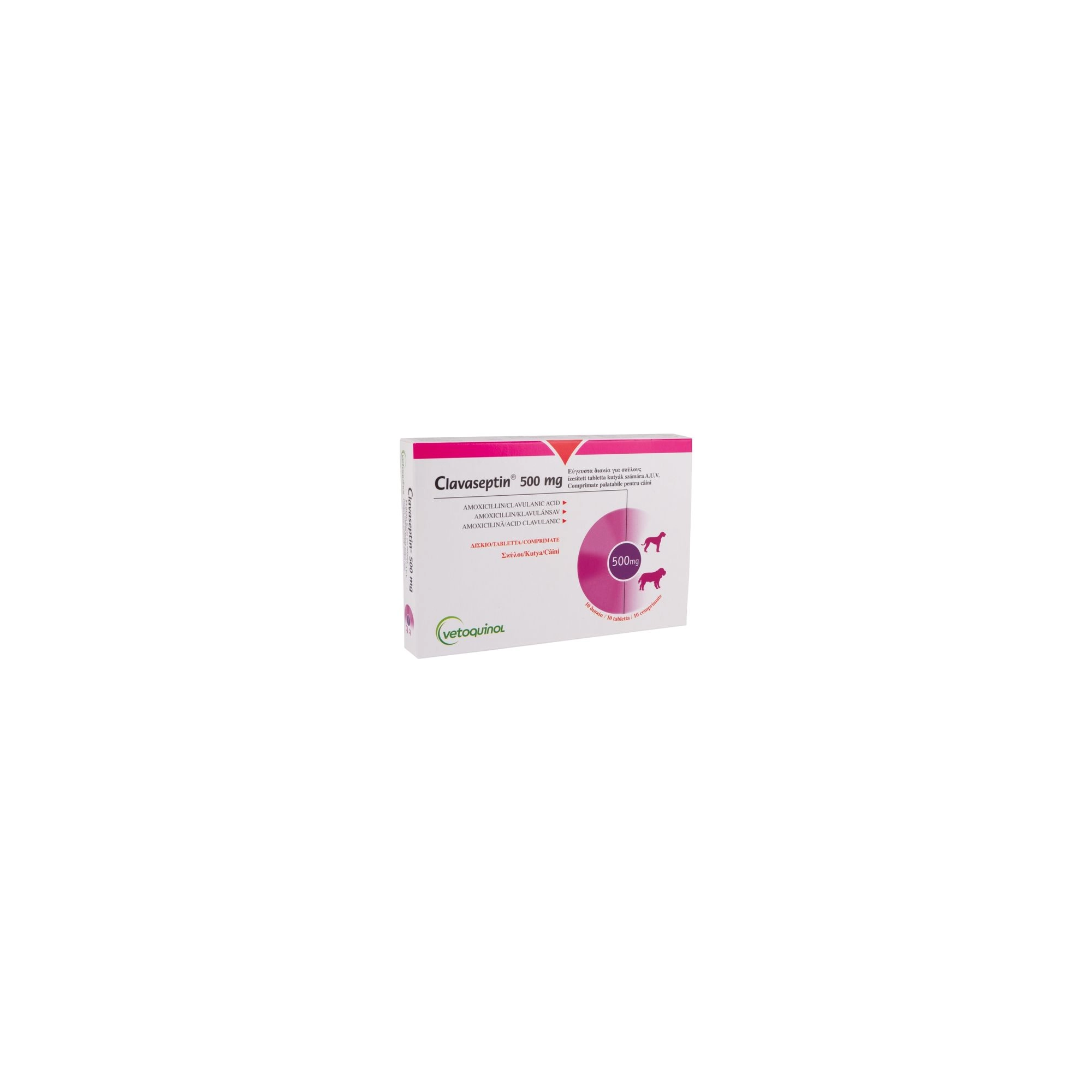 Clavaseptin 500 mg ízesített tabletta 10x
