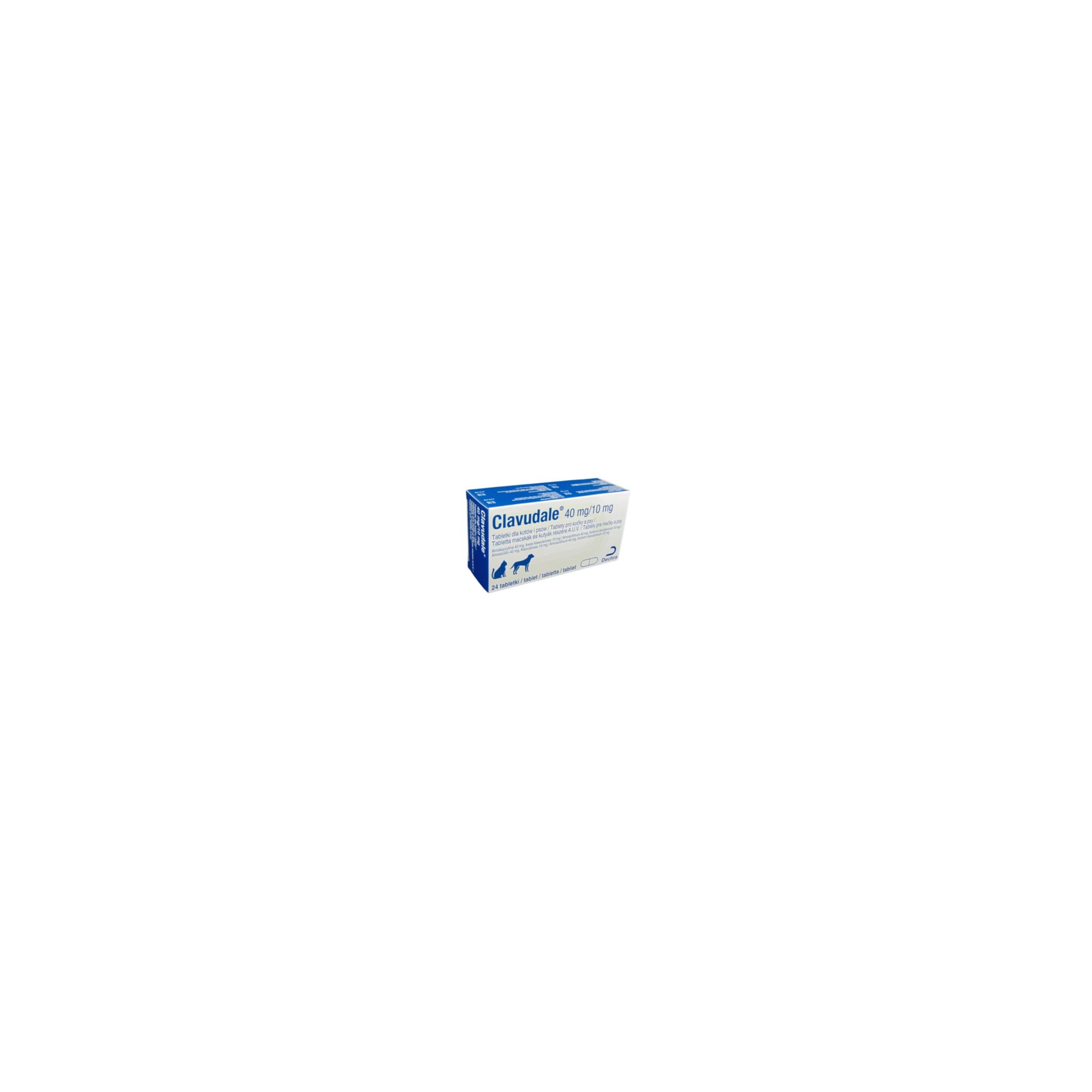 Clavudale 40mg/10mg tabletta kutyák 24X