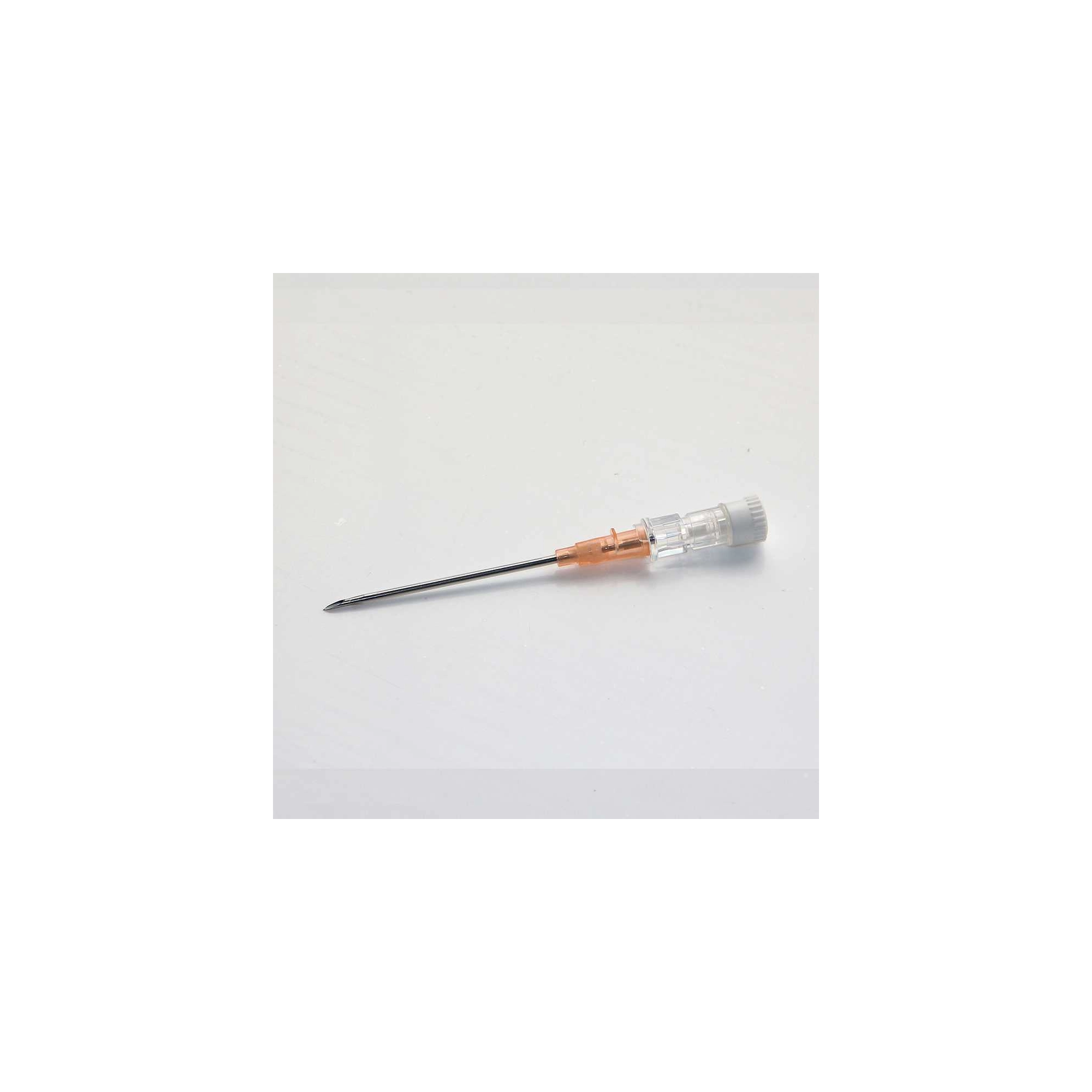 IV katéter egyenes szárnyak nélkül - G14 - narancssárga - 2,0mm - 45mm