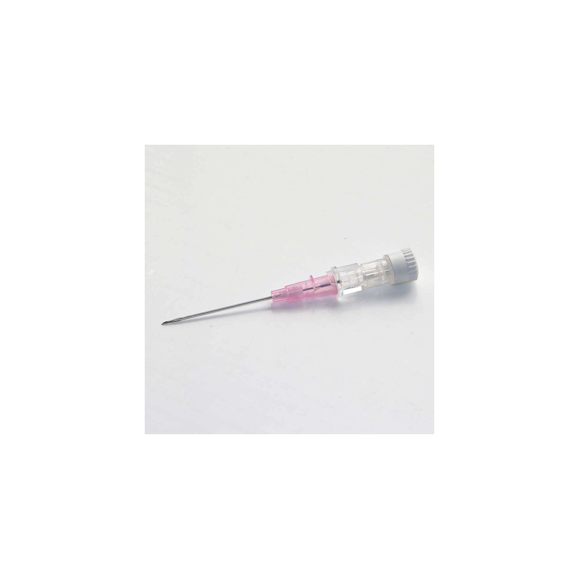 IV katéter egyenes szárnyak nélkül - G20 - rózsaszín - 1,0mm - 32mm