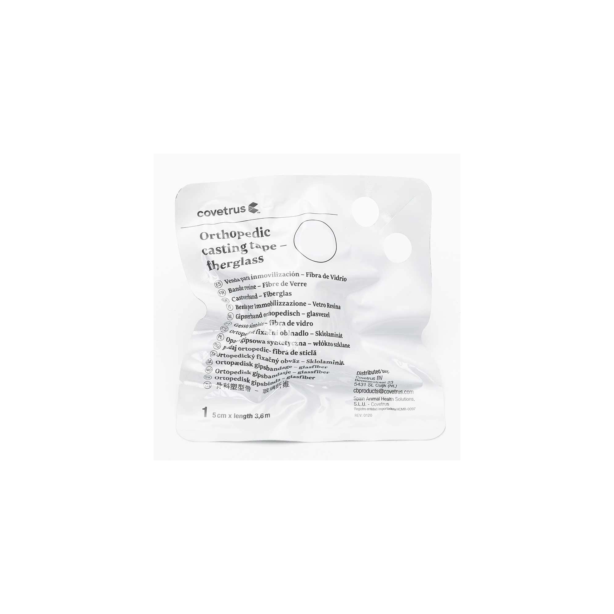 Ortopédiai gipszszalag - Fekete-5cm, hossza 3,6m