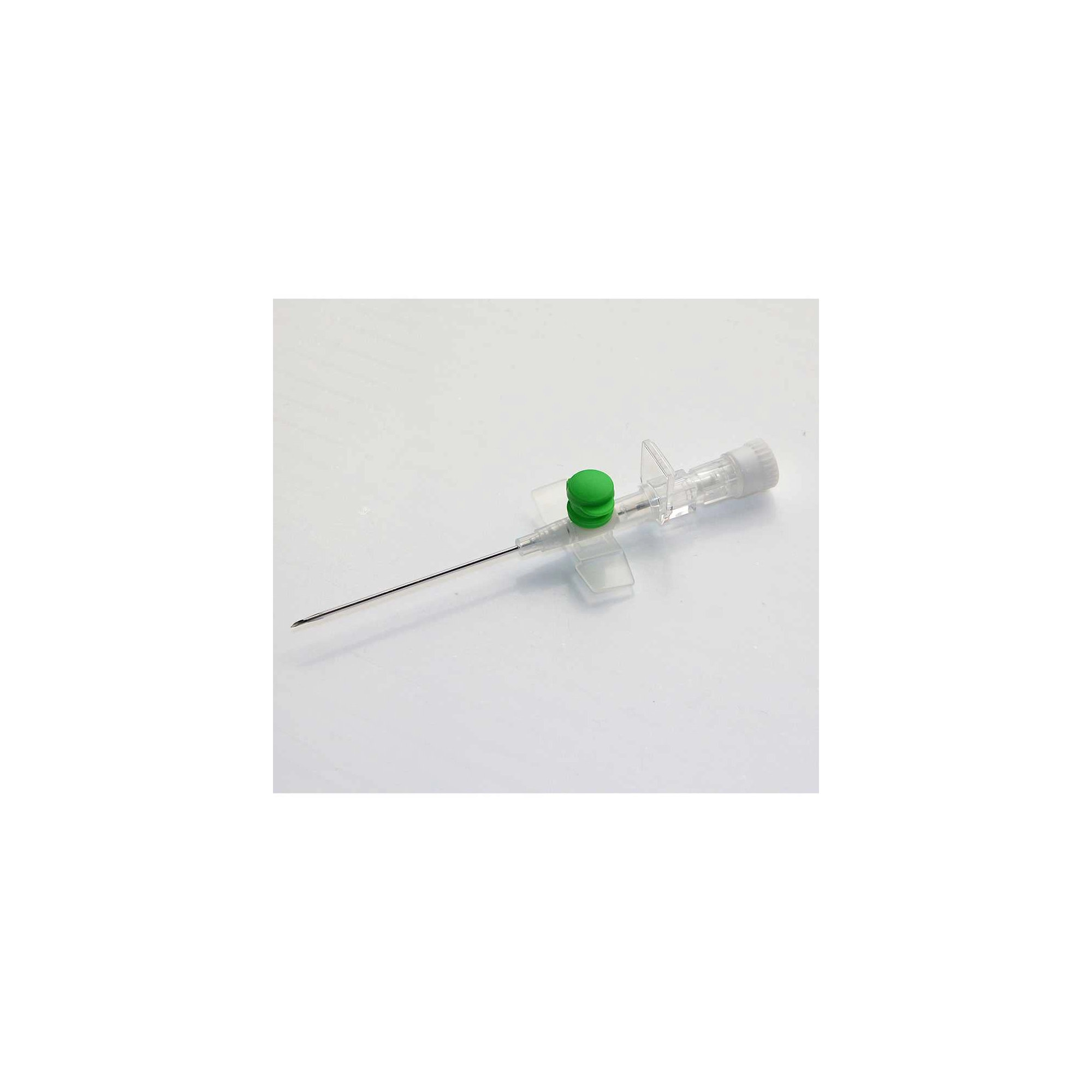IV katéter szárnyakkal és injekciós nyílással - G18 - zöld - 1,3mm - 45mm