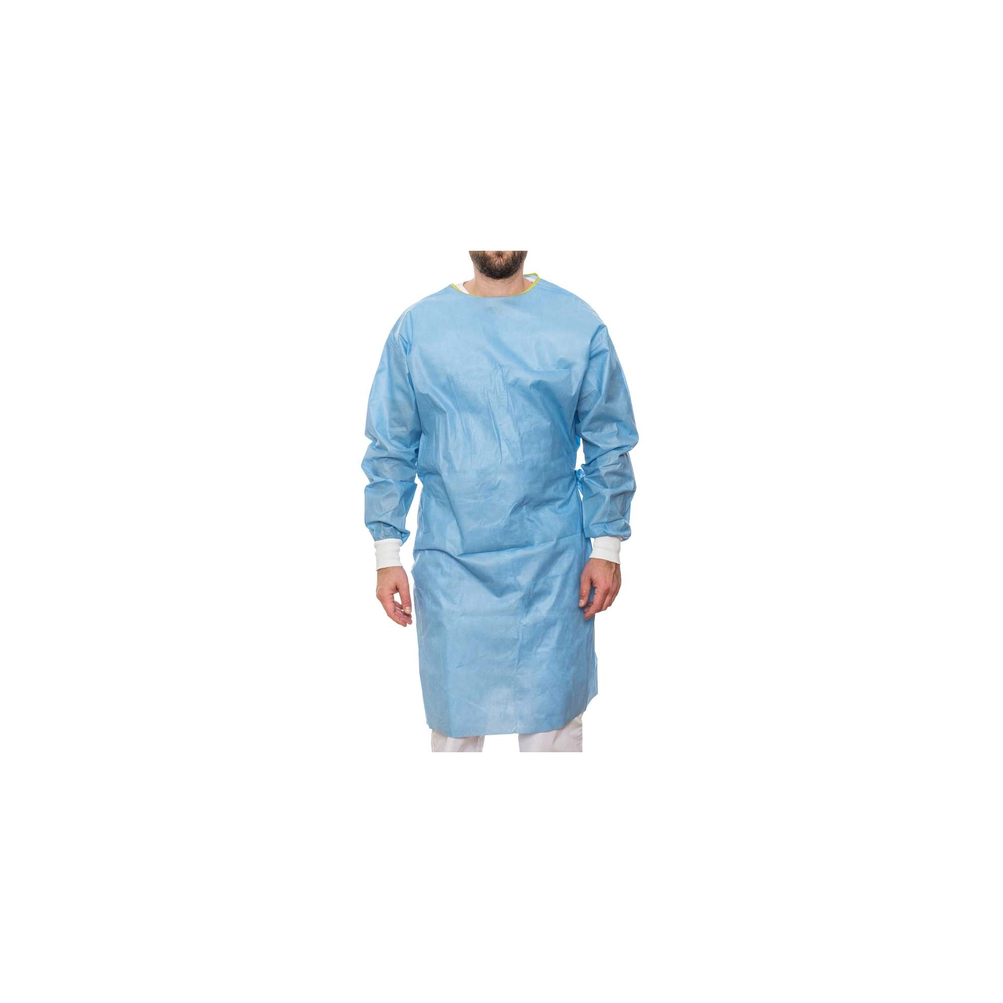 Steril sebészeti köpeny, XXL, kék