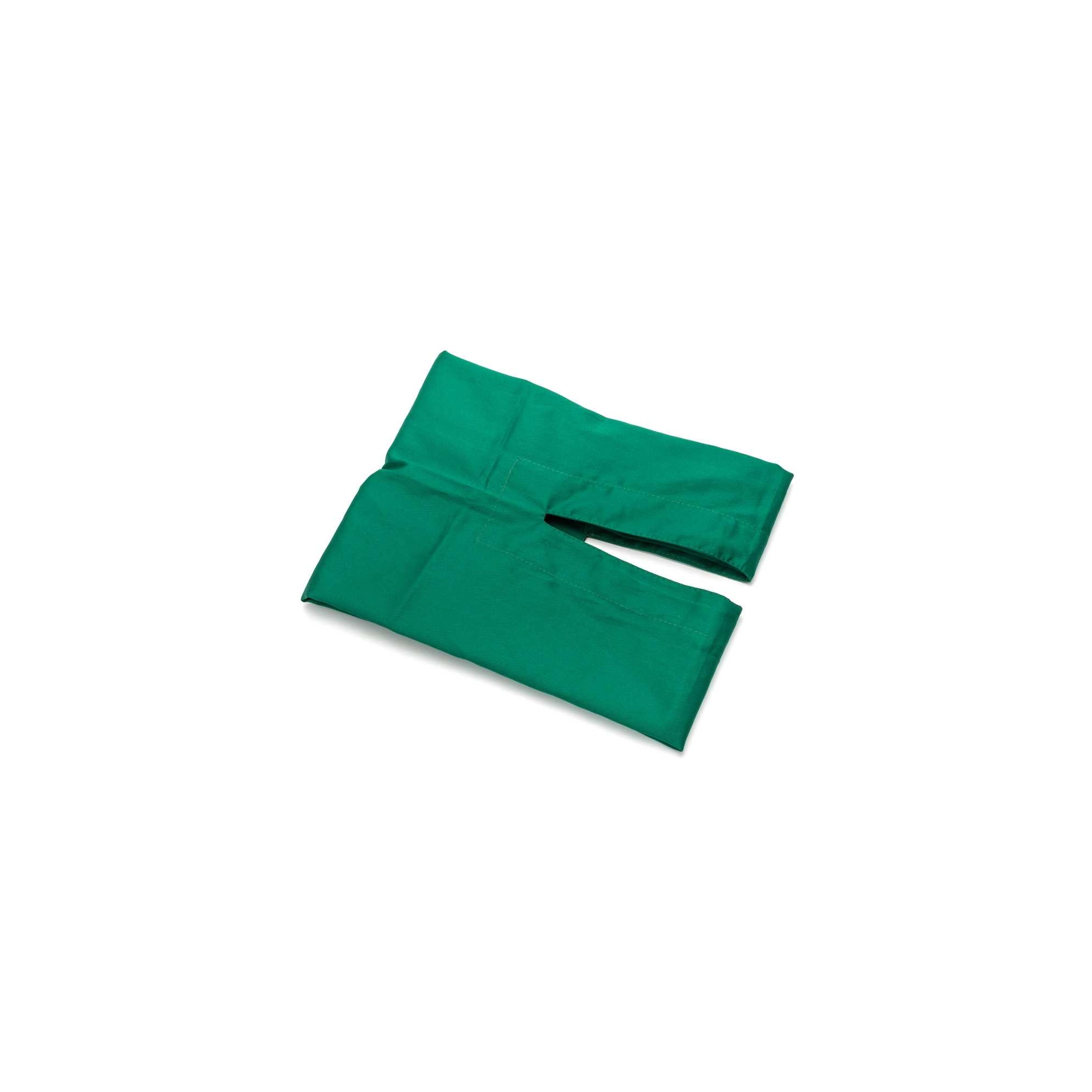 Sebészeti kendő perforációval, 100 x 100 cm, O 7,5 cm, zöld