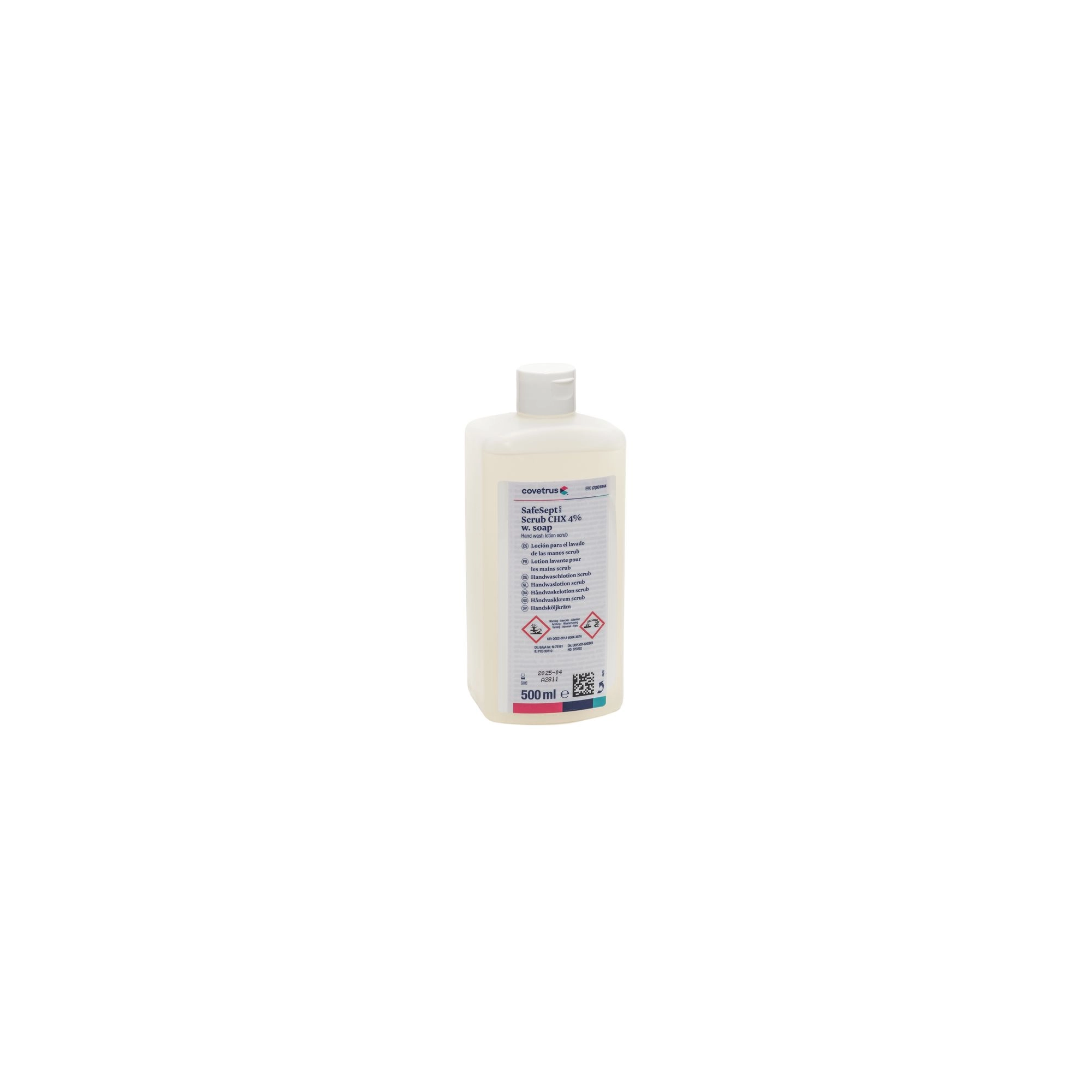 SafeSept Max Scrub CHX 4% kézmosó szappan, 500 ml