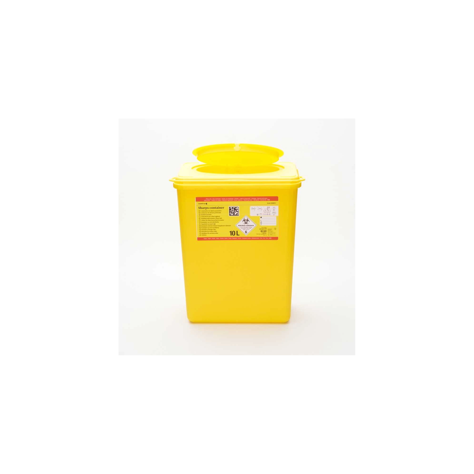 10 literes tűgyűjtő tartály