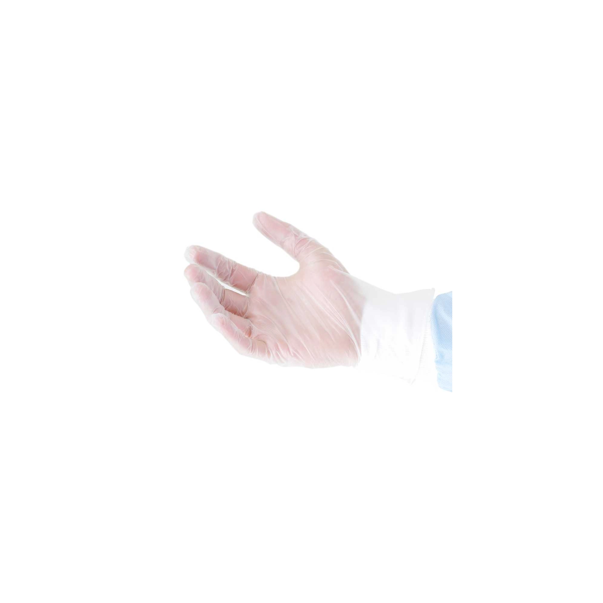 Vinil vizsgáló kesztyű púdermentes, XL