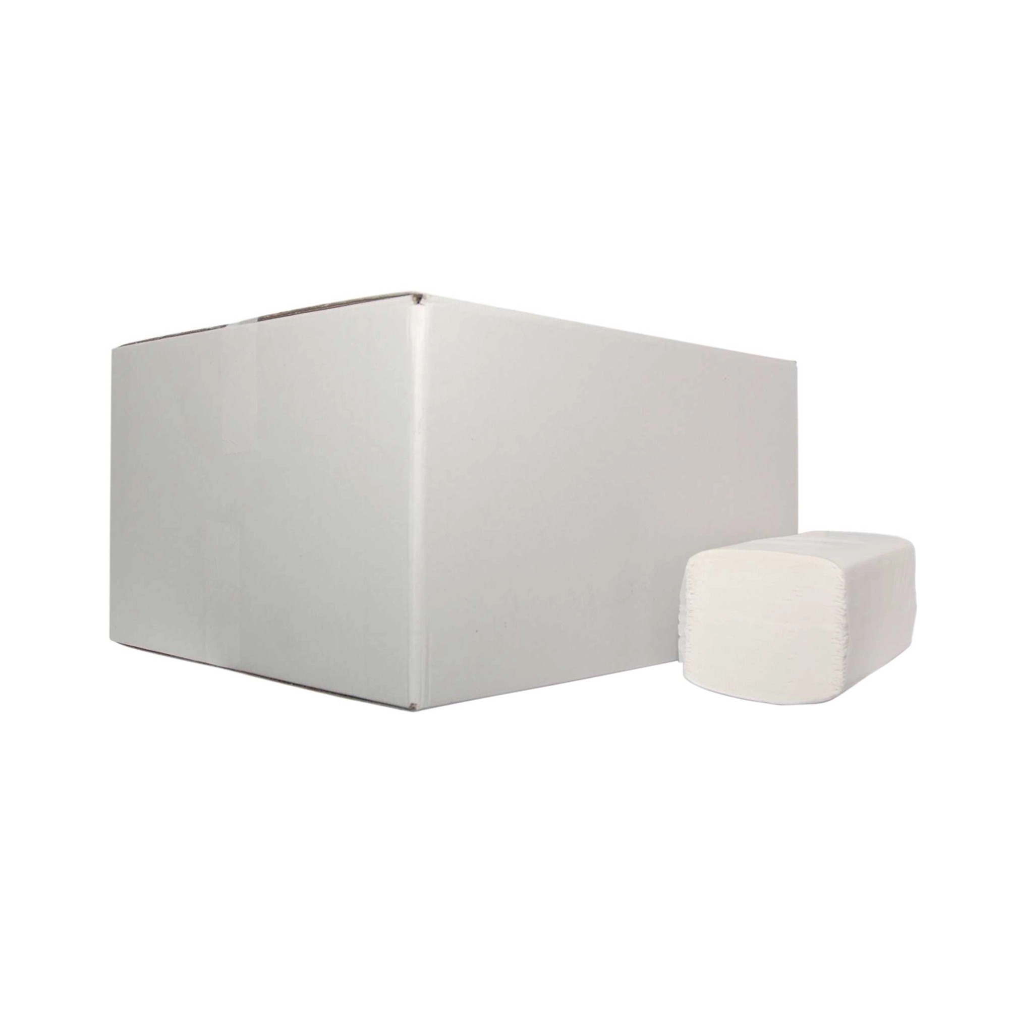 Z-hajtogatott törülköző, 3 rétegű, 32x22cm, 20x125db (2500db/doboz), fehér