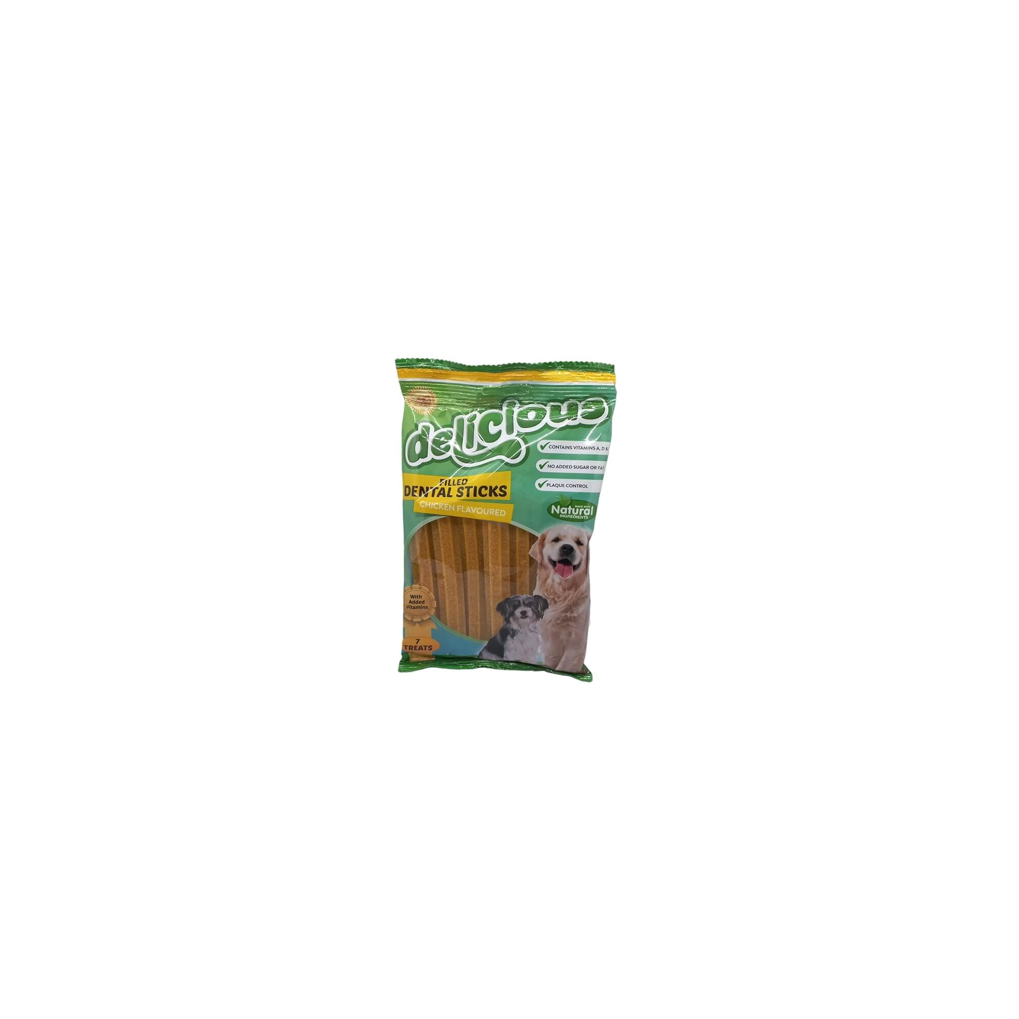 Delicious Jutalomfalat Kutyáknak Filled Dental Roll Dog Treat 200g