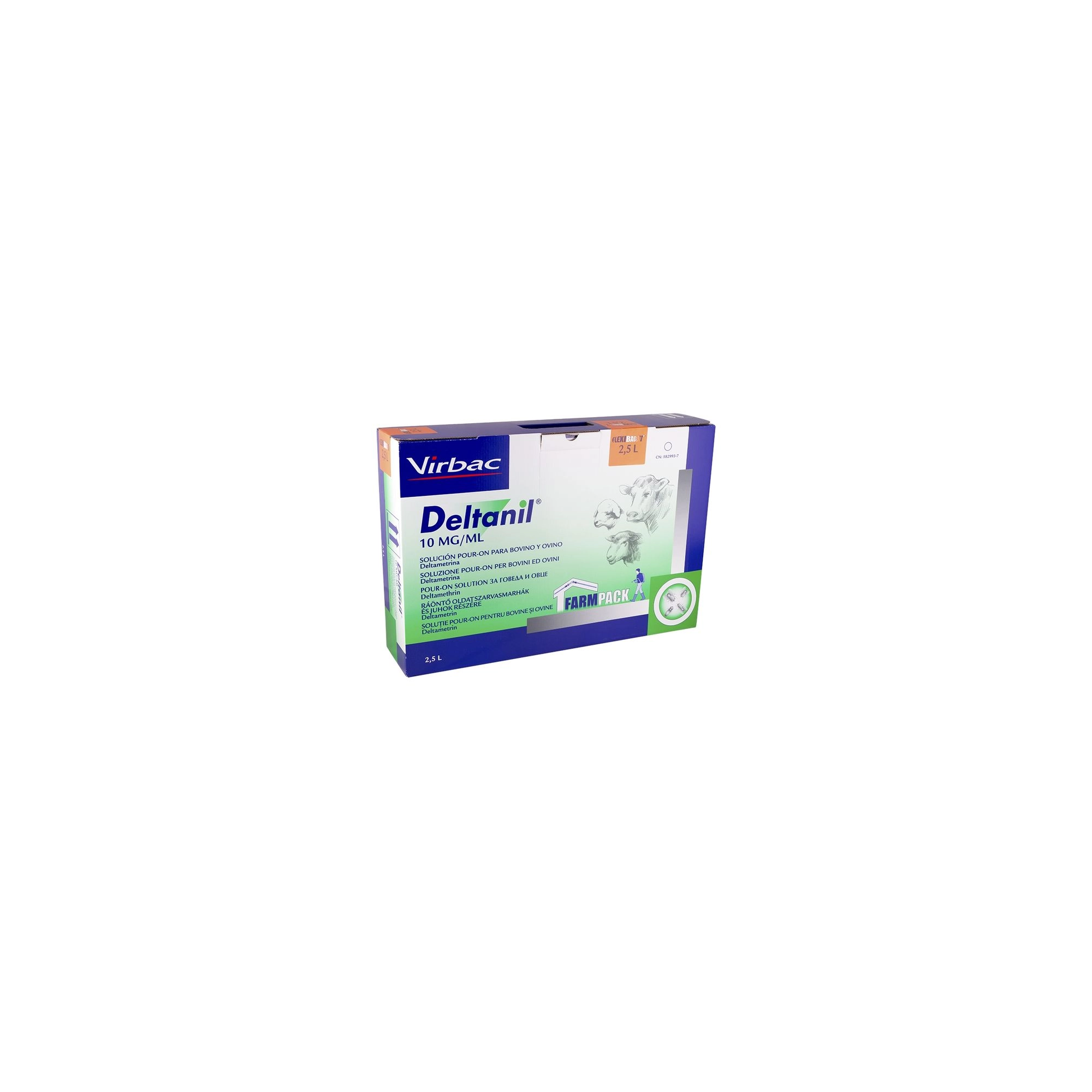 Deltanil 10 mg/ml ráöntő oldat 2,5 liter