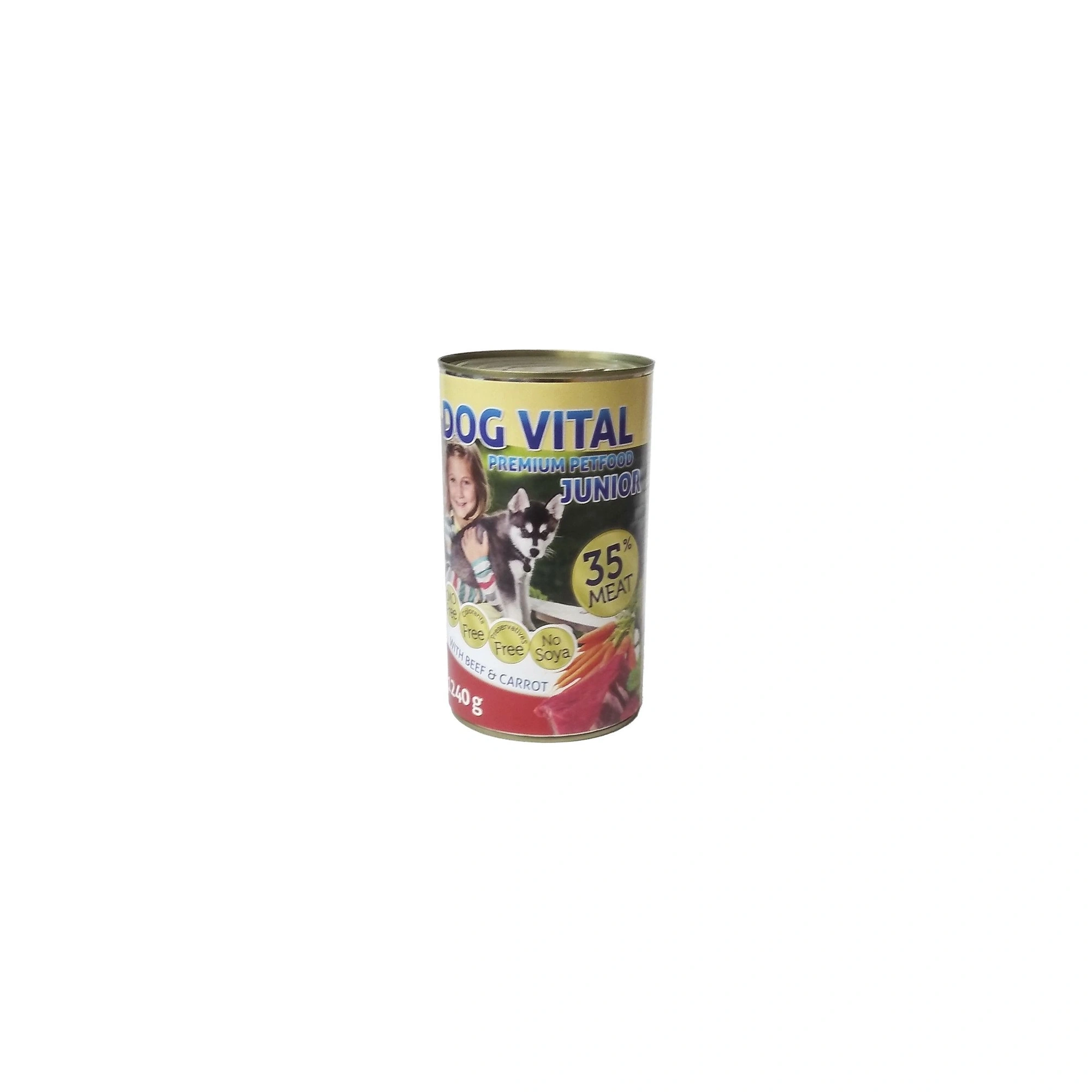 Dog Vital Junior konzerv Beef&carrot 1240g